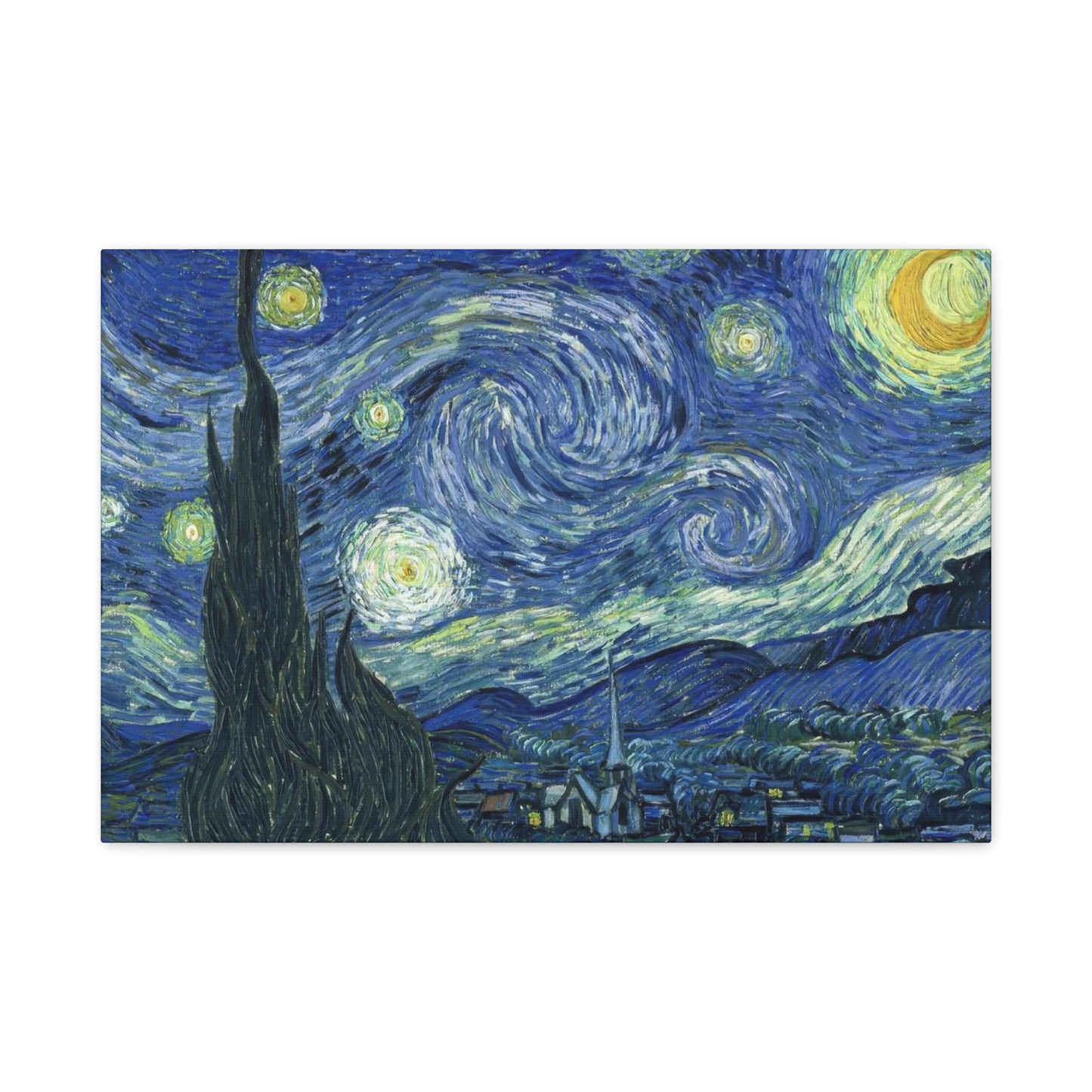 The Starry Night By Vincent Van Gogh Impression Wall Art & Canvas Prints