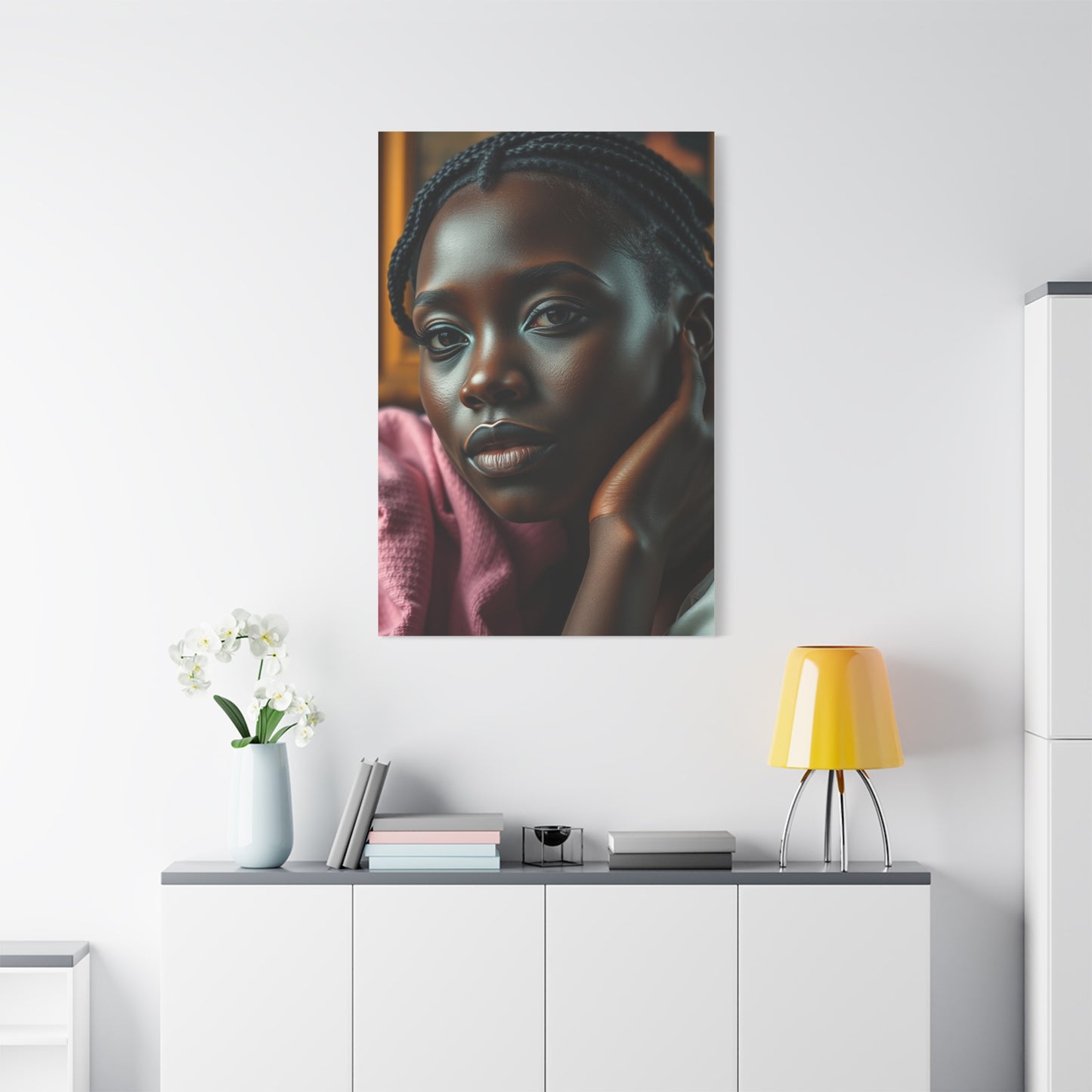 Vision Black Love Art Art Wall Art & Canvas Print