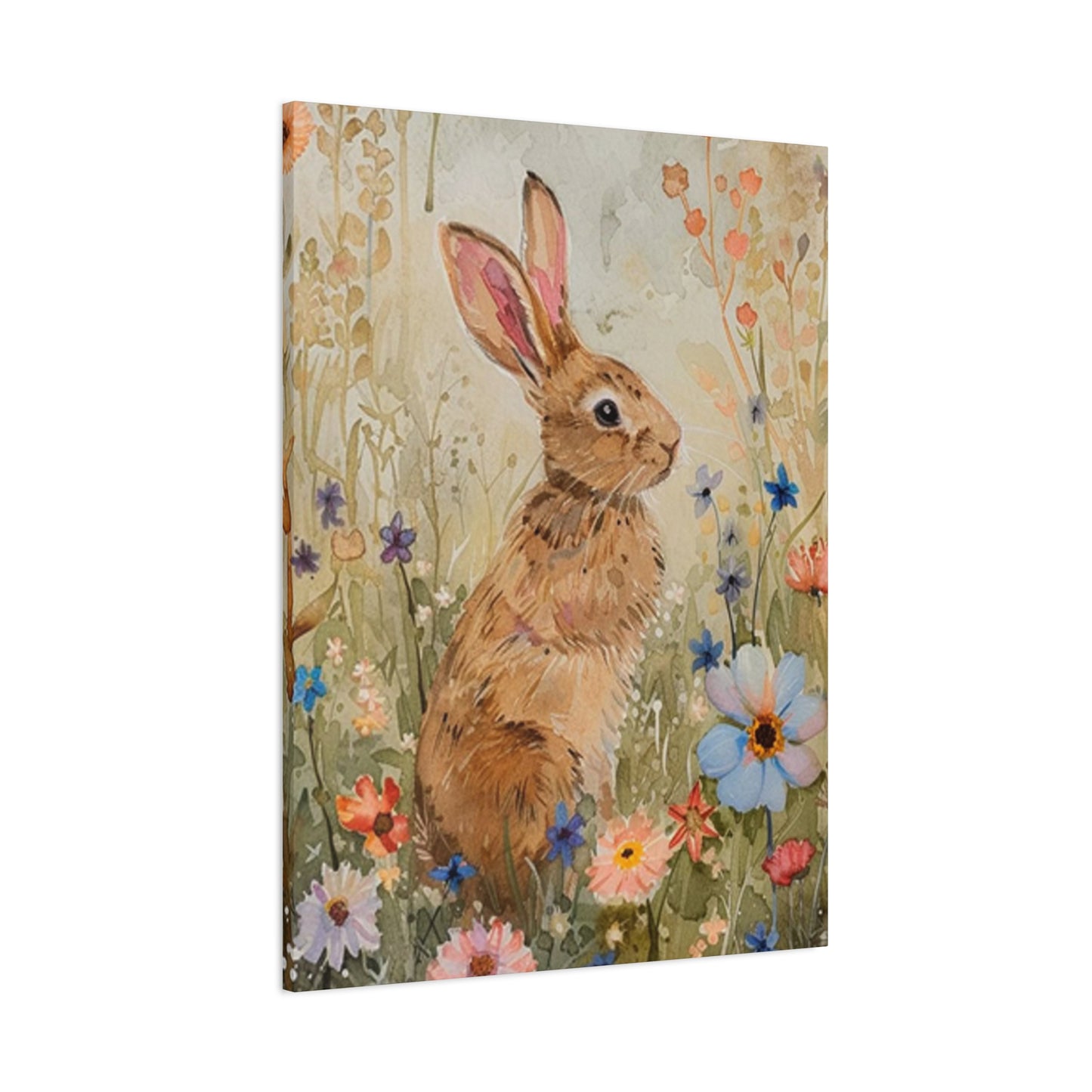 Flora, Fauna & Rabbit Painting Wall Art & Canvas Prints
