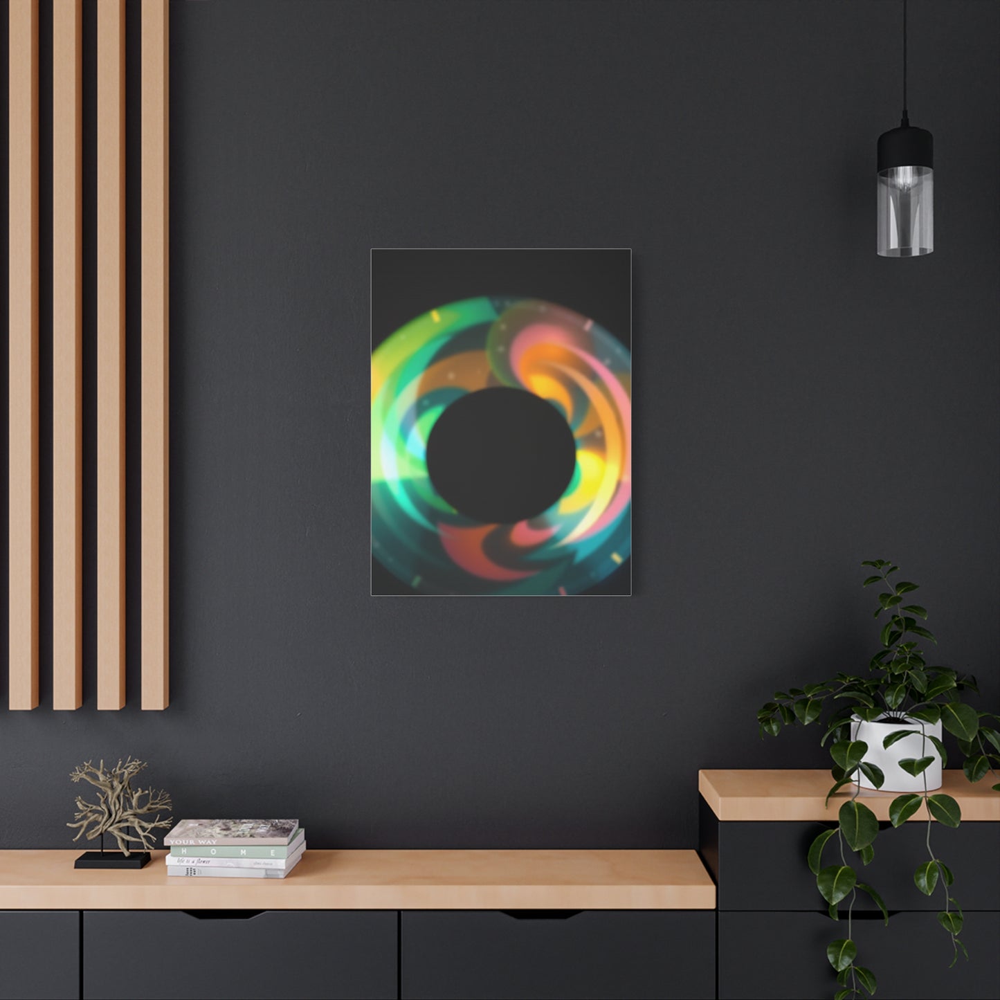 Elite Circular Abstract Art Vision Wall Art & Canvas Print
