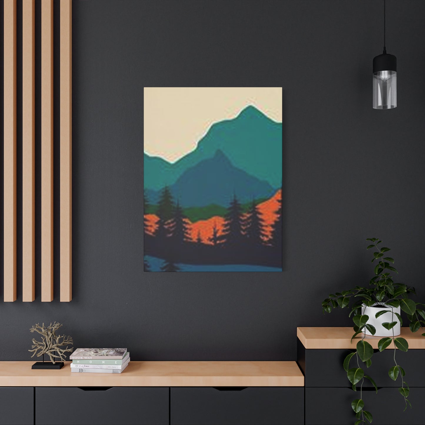 Mountain Drawing Wall Art & Canvas Prints