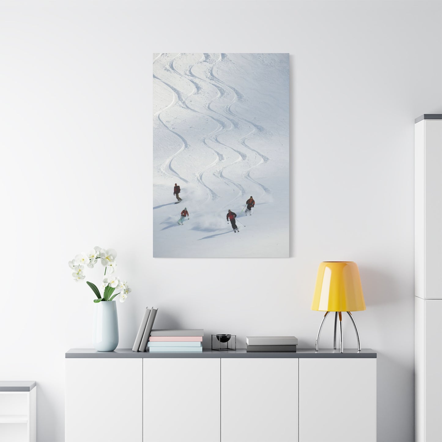 The Four Skiers Wall Art & Canvas Prints