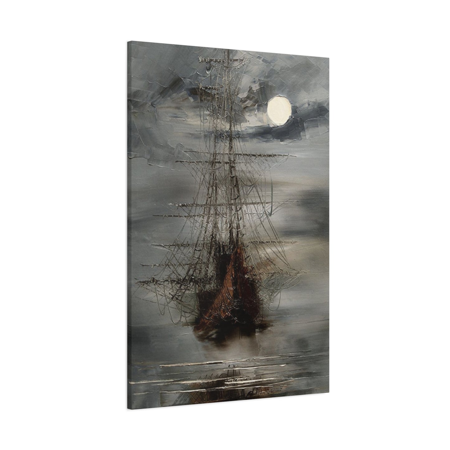 Vintage Ship Sailing Painting Wall Art & Canvas Prints