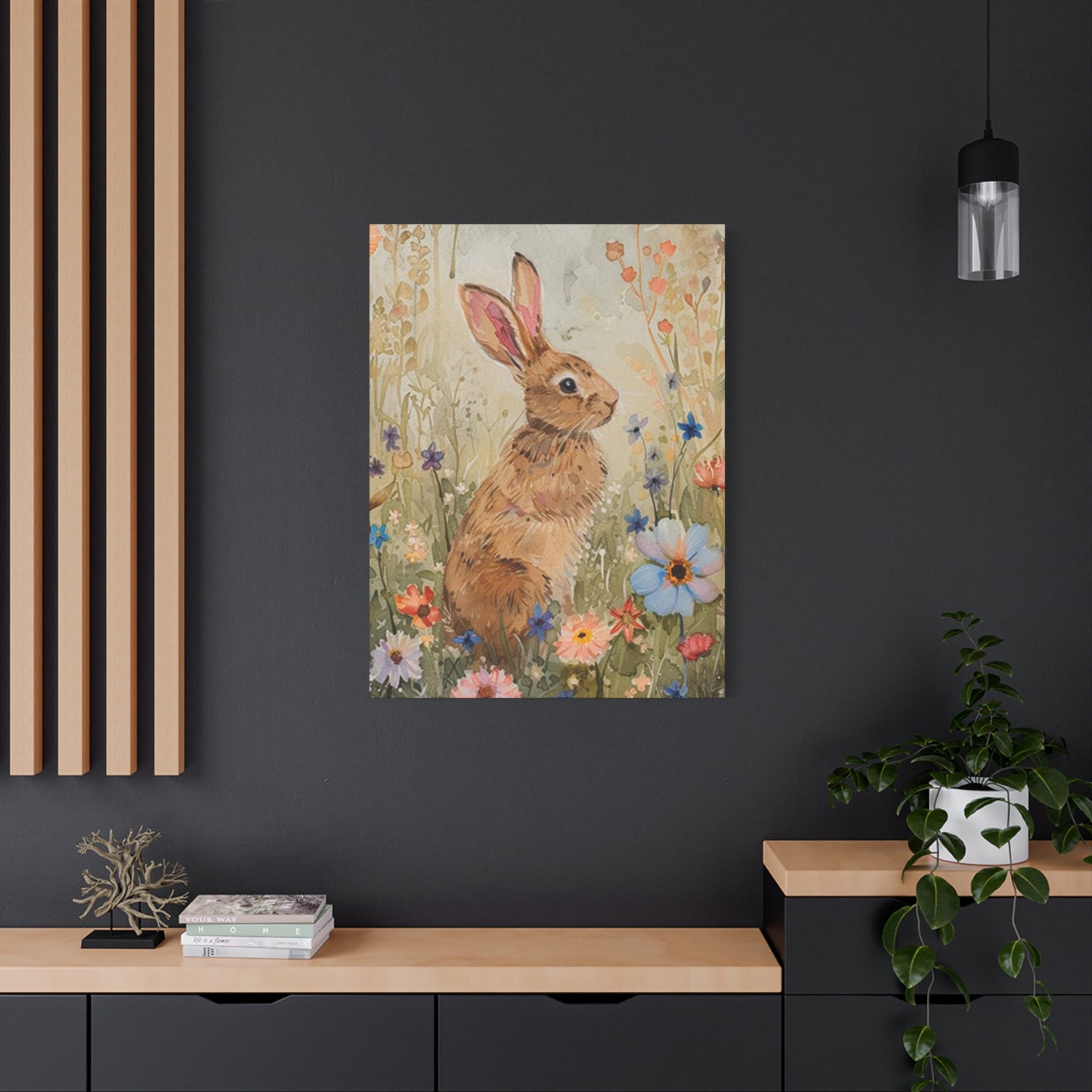 Flora, Fauna & Rabbit Painting Wall Art & Canvas Prints