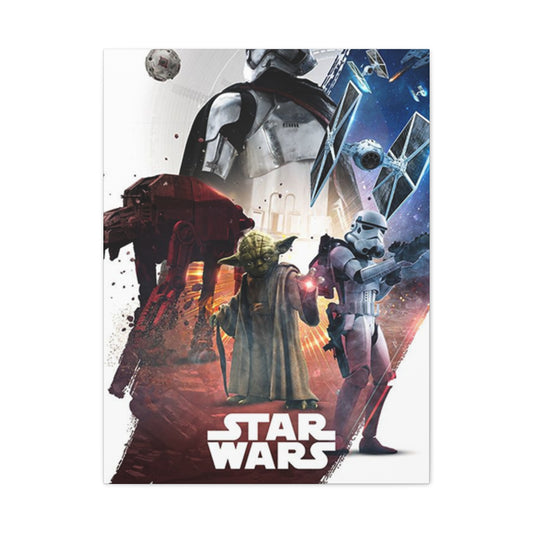 The Star War Poster Wall Art & Canvas Prints