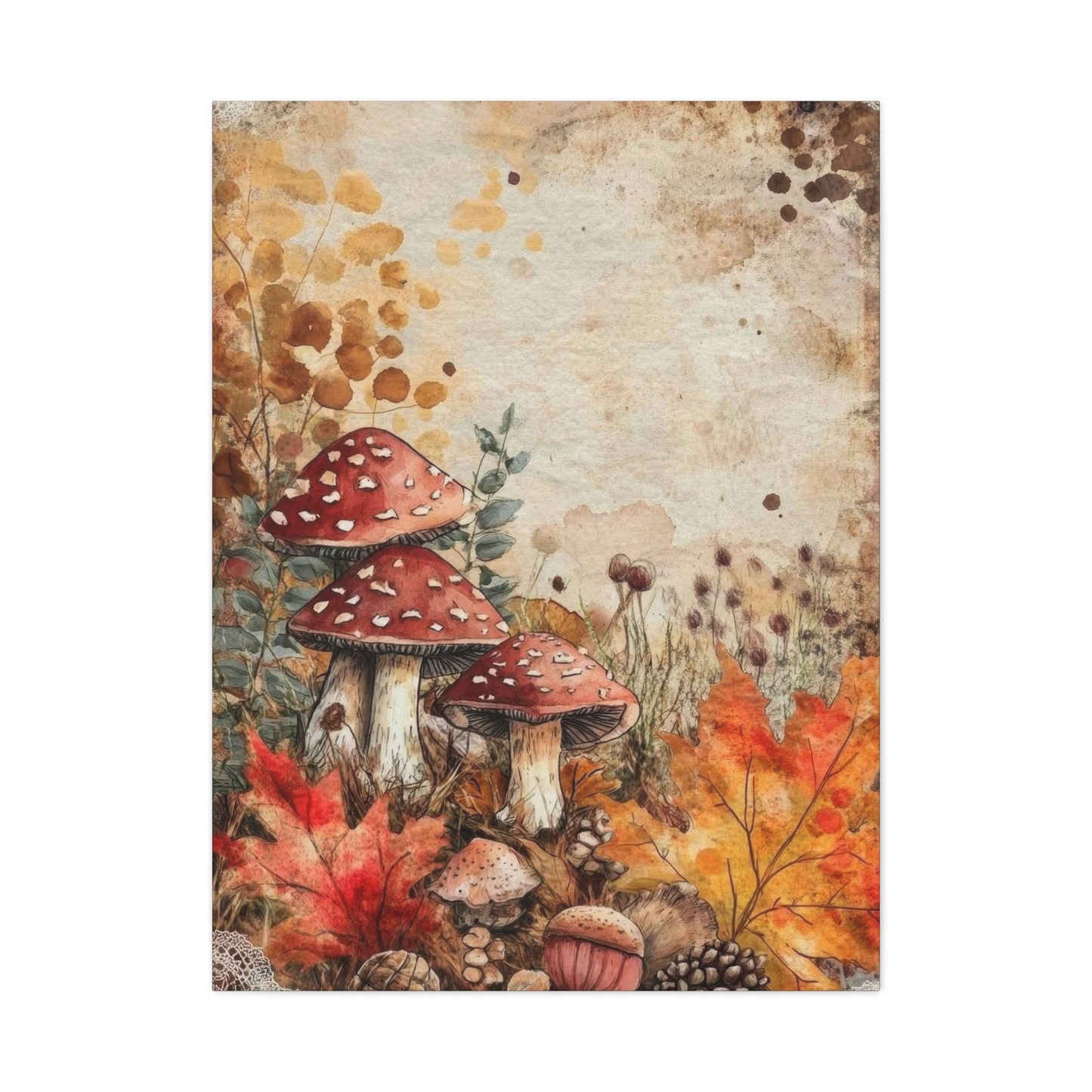 Mushroom Earthy Wall Art & Canvas Prints