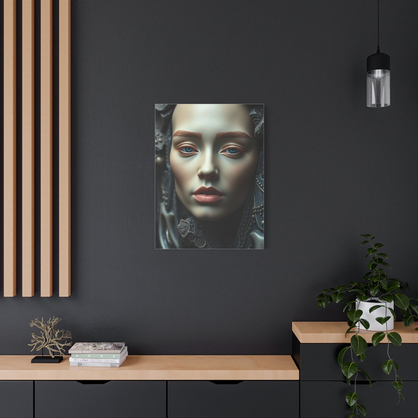 Charcoal, Onyx, and Ivory Art Supreme Gallery Wall Art & Canvas Print