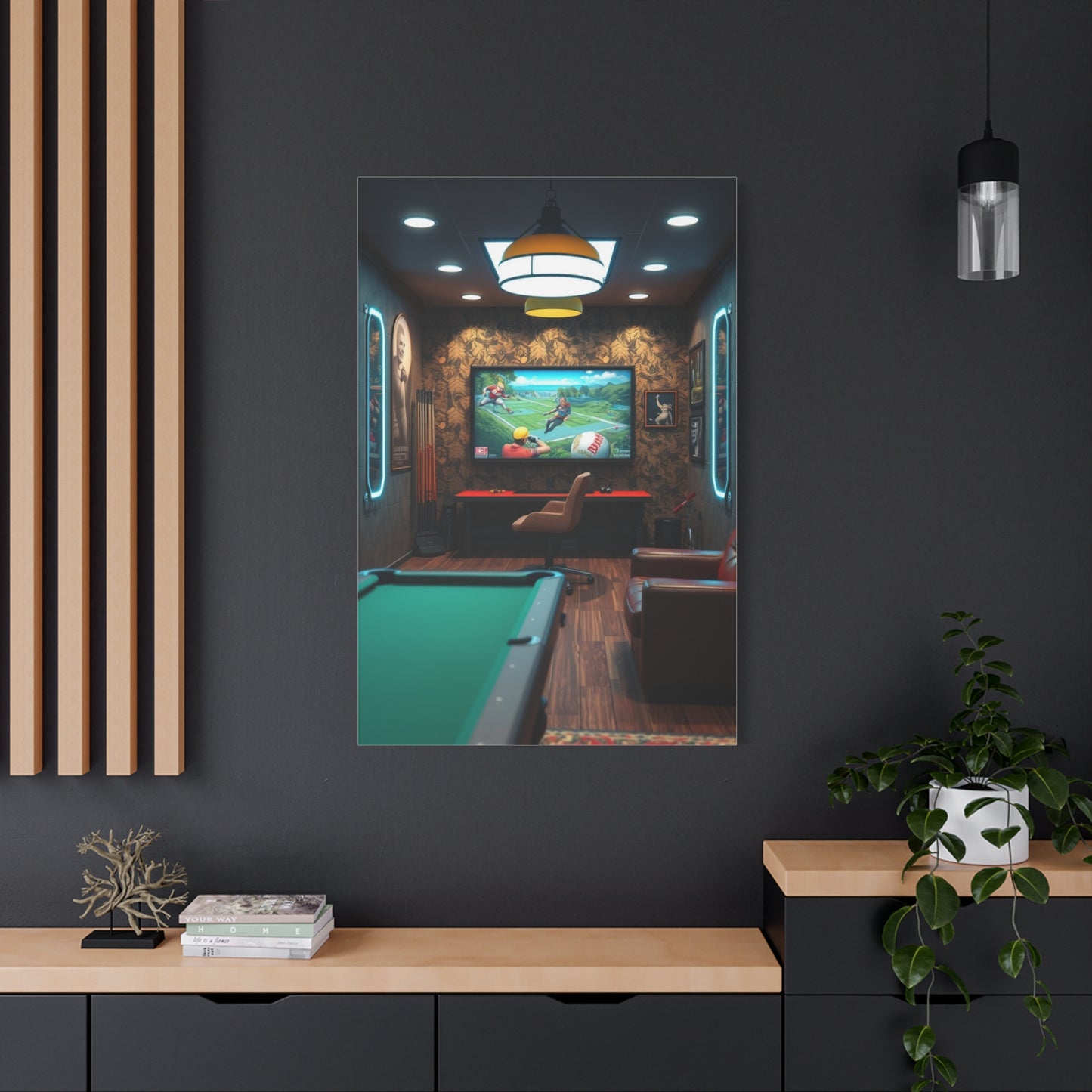 Masterpiece Game Room Art Vision Wall Art & Canvas Print