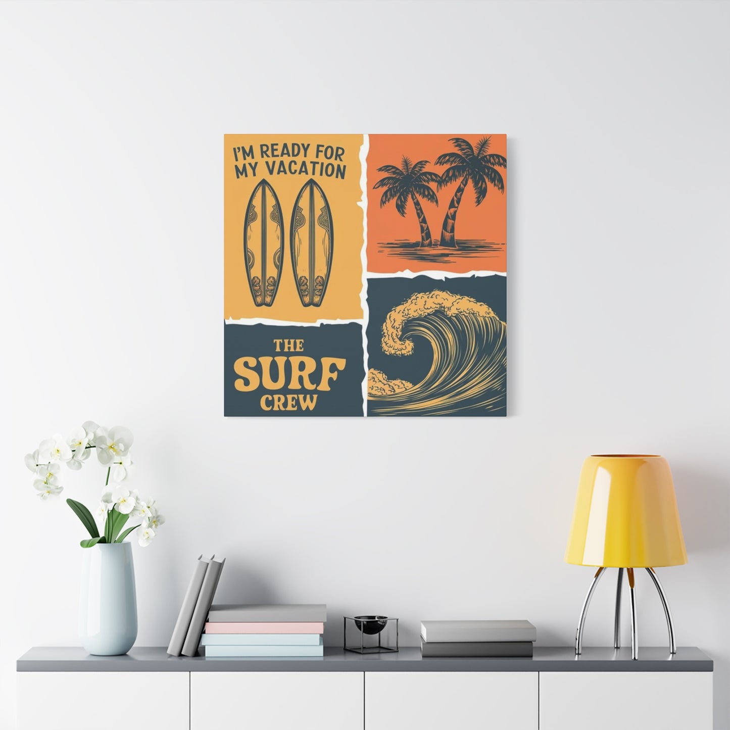 Surfing Poster Wall Art & Canvas Prints