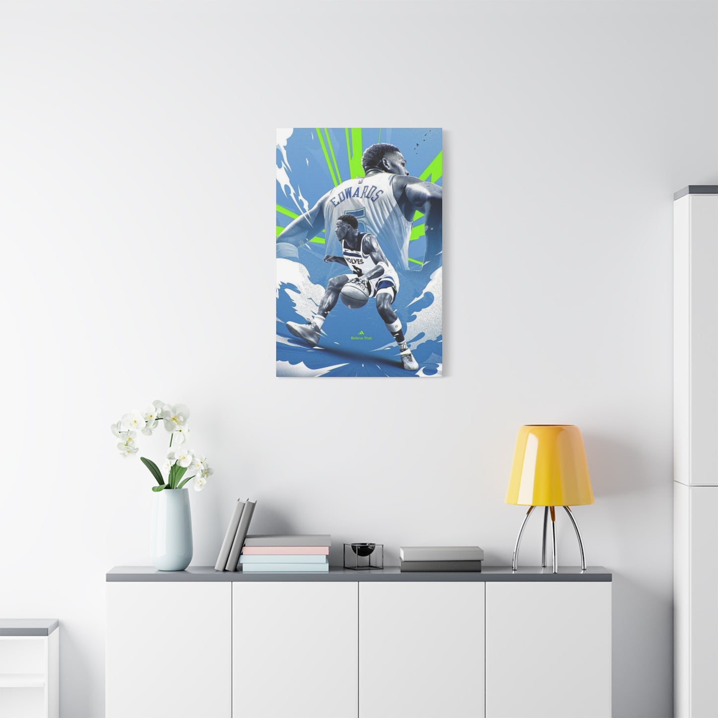 Edward Basketball Poster Wall Art & Canvas Prints