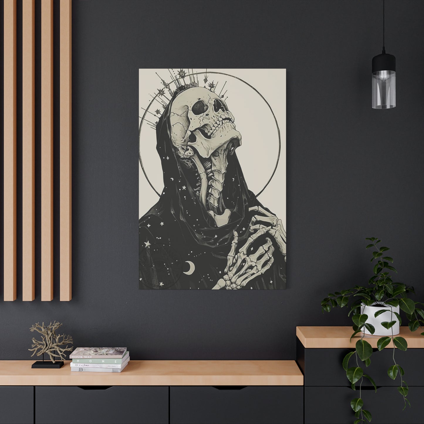 Covered Skeleton Cloth Poster Wall Art & Canvas Prints