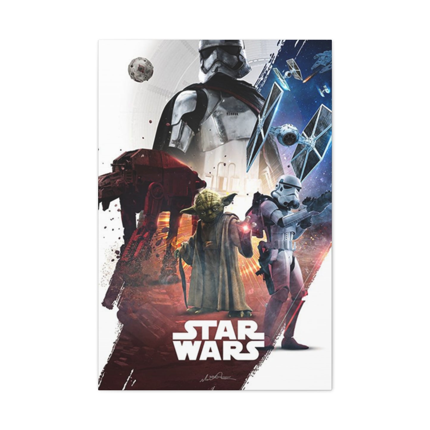 The Star War Poster Wall Art & Canvas Prints