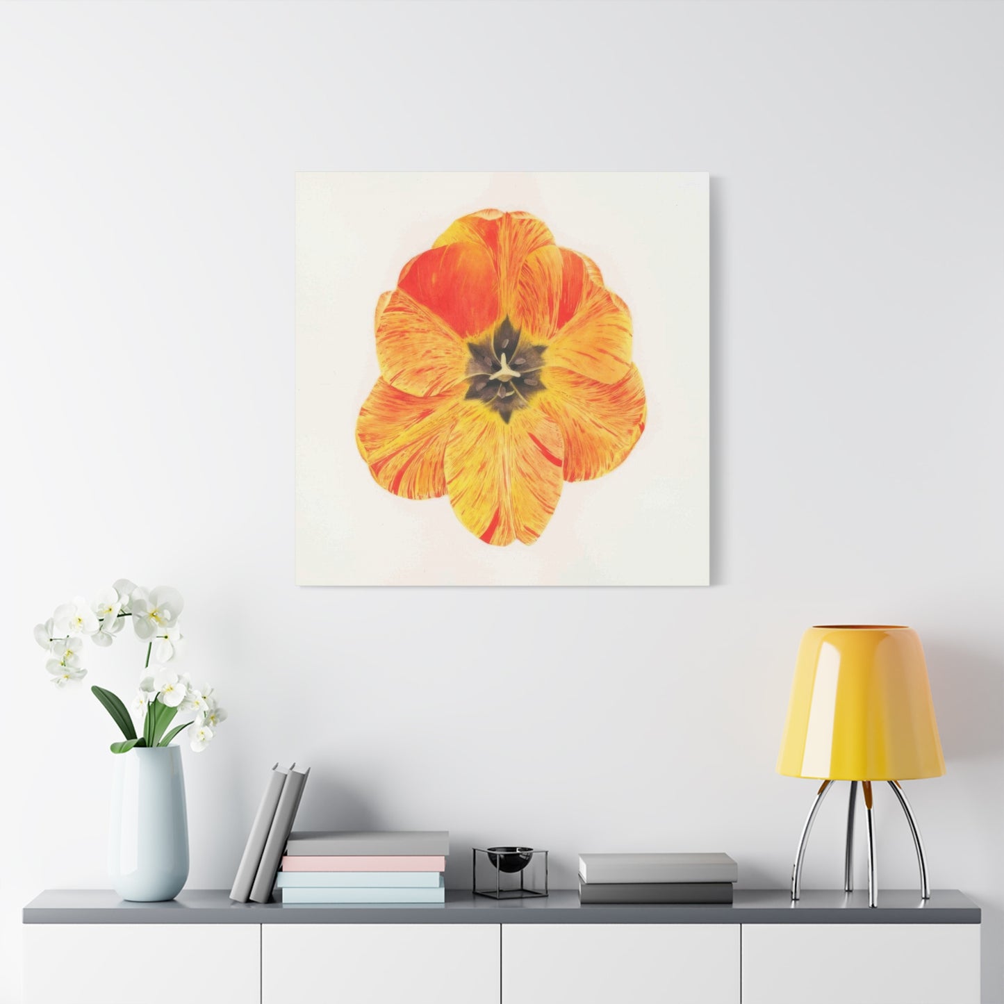 Grace Popp Orange Flower Head Wall Art & Canvas Prints