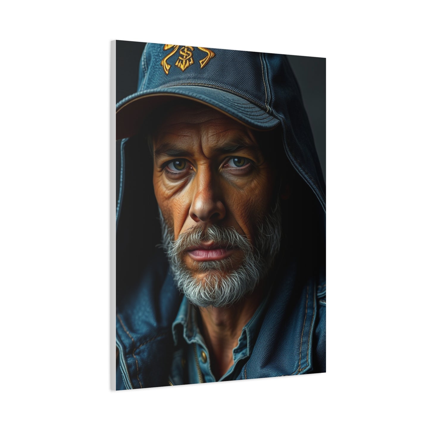 Denim and Leather Art Luxury Canvas Wall Art & Canvas Print