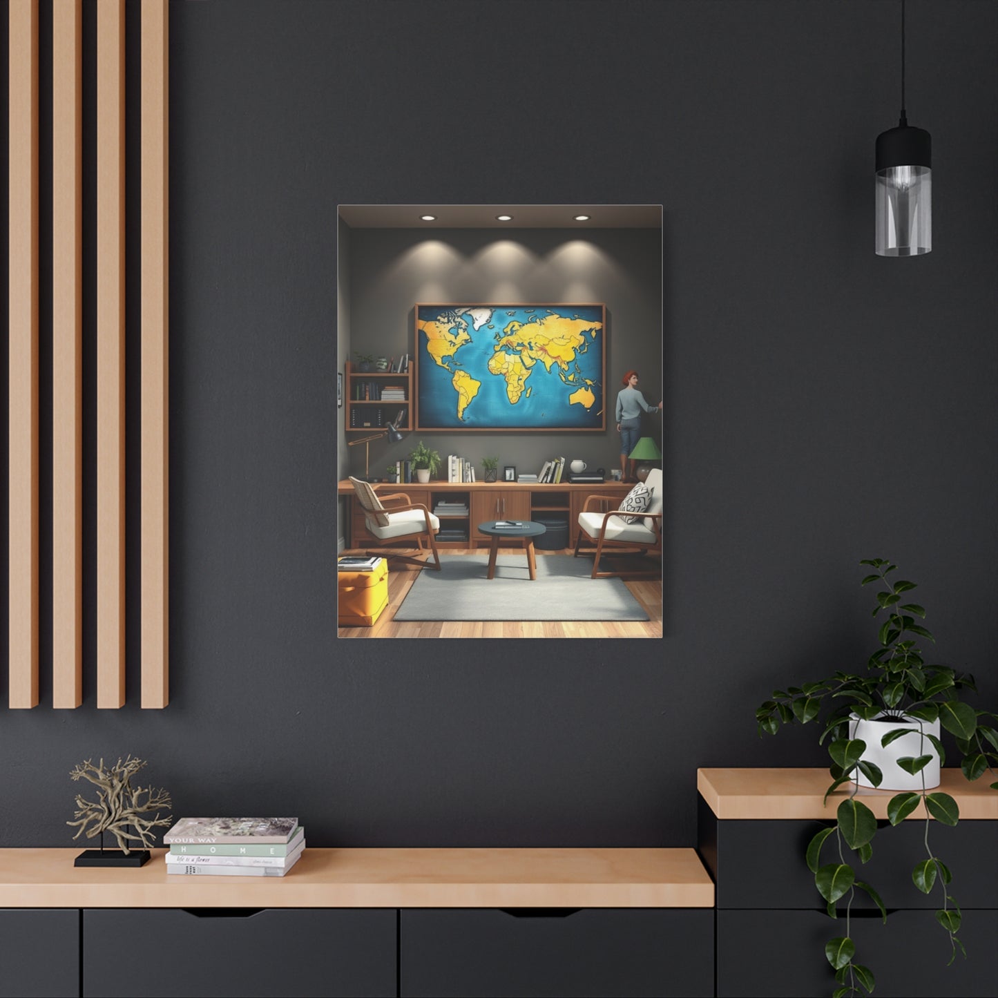 College Room Decor Art Luxury Canvas Wall Art & Canvas Print