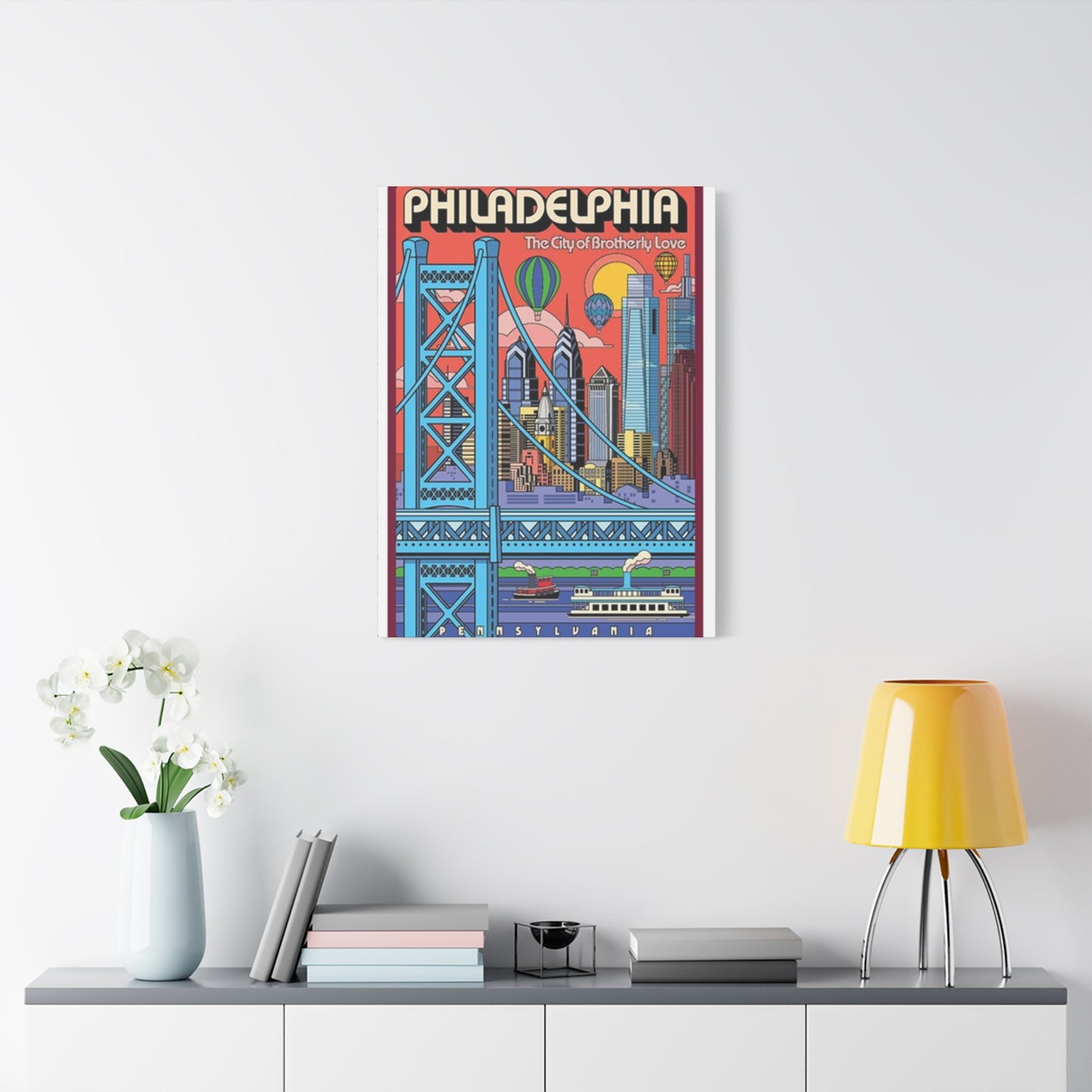 The City Of Brotherly Love Poster Wall Art & Canvas Prints