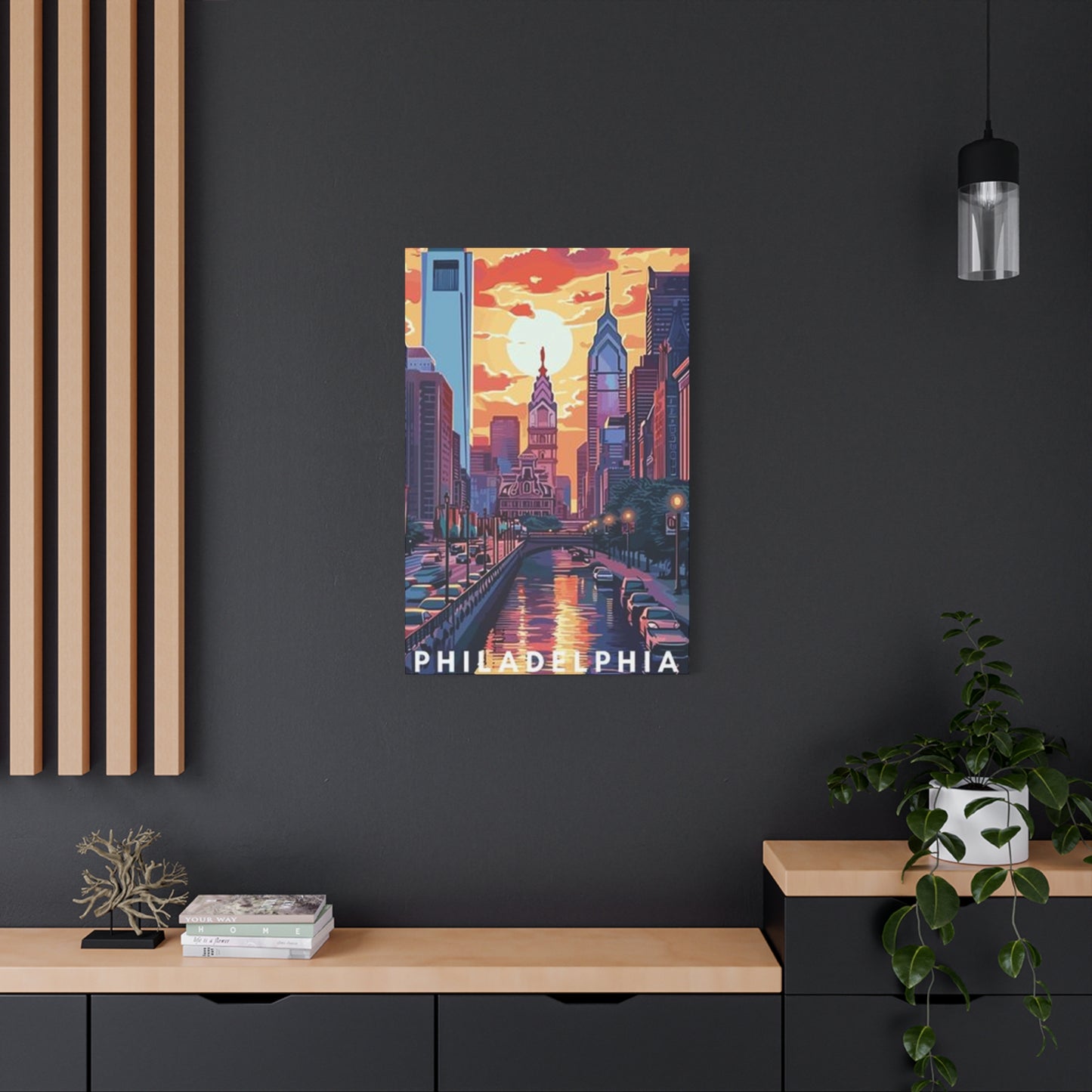 Sunset Of Philadelphia Wall Art & Canvas Prints