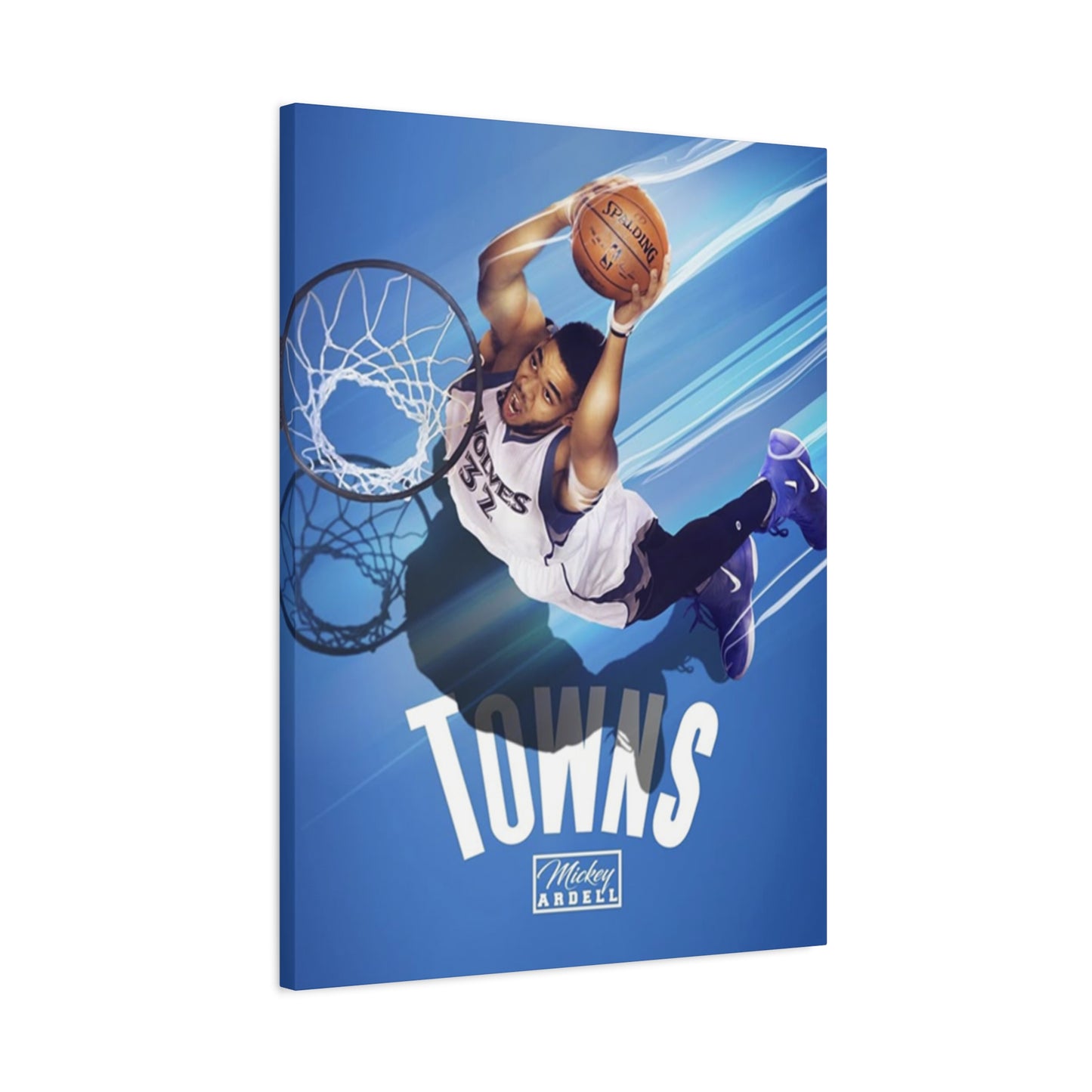 Towns Basketball Poster Wall Art & Canvas Prints