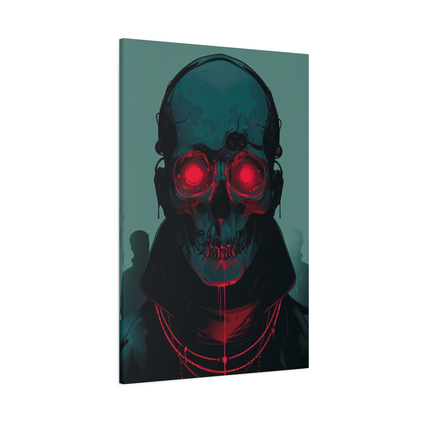 Red Eye Skull Wall Art & Canvas Prints