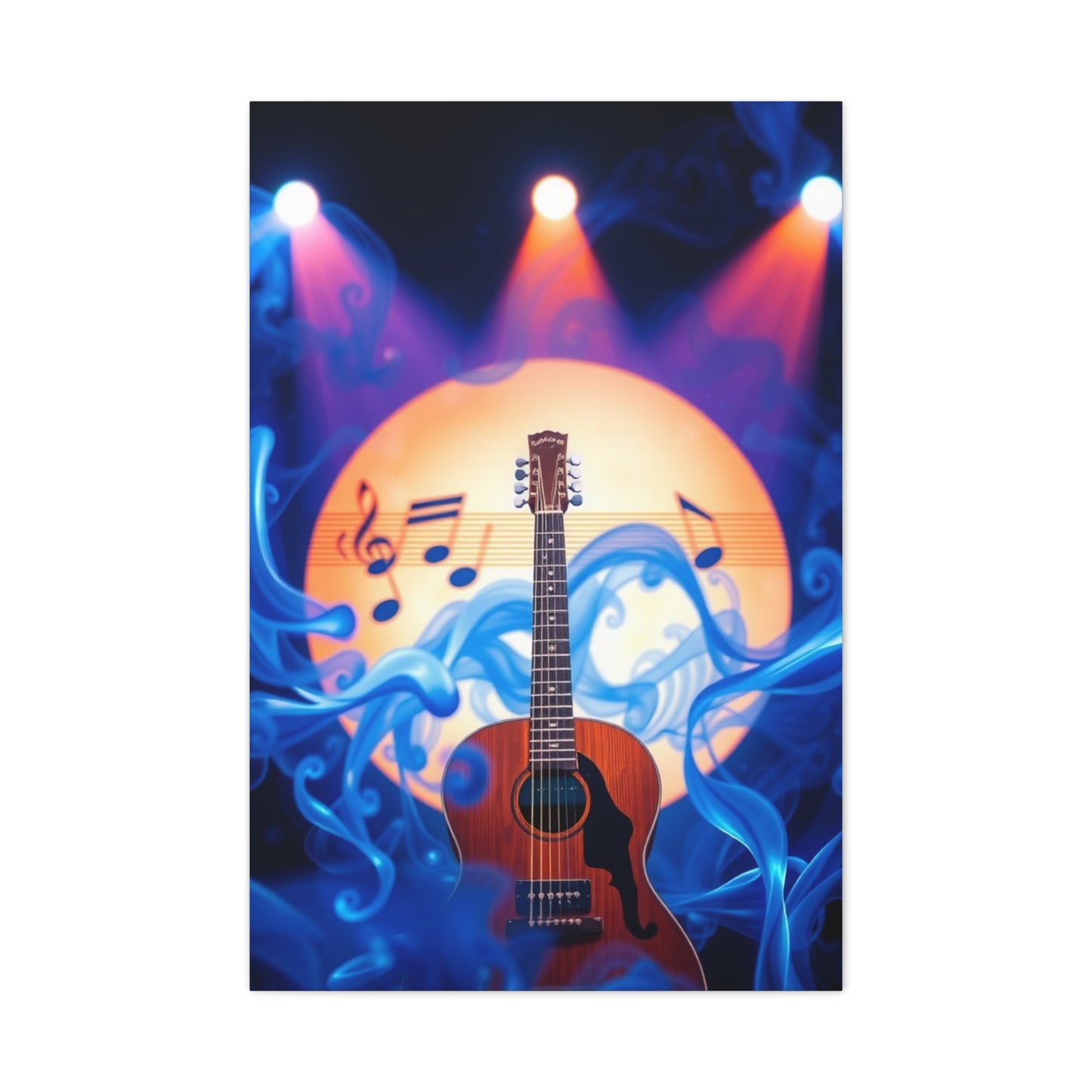 Blue Music Art Supreme Gallery Wall Art & Canvas Print