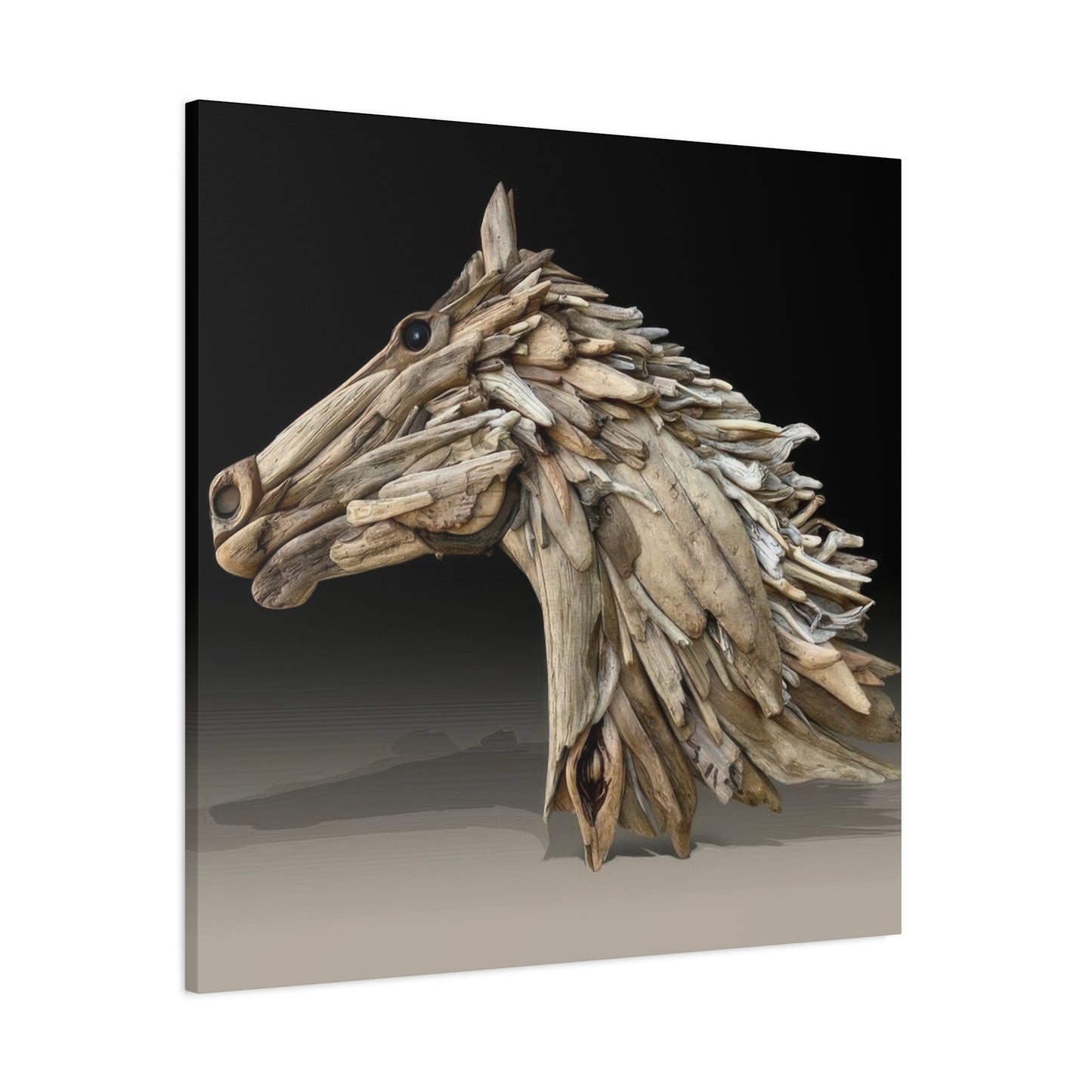 Driftwood Horse Head Wall Art & Canvas Prints