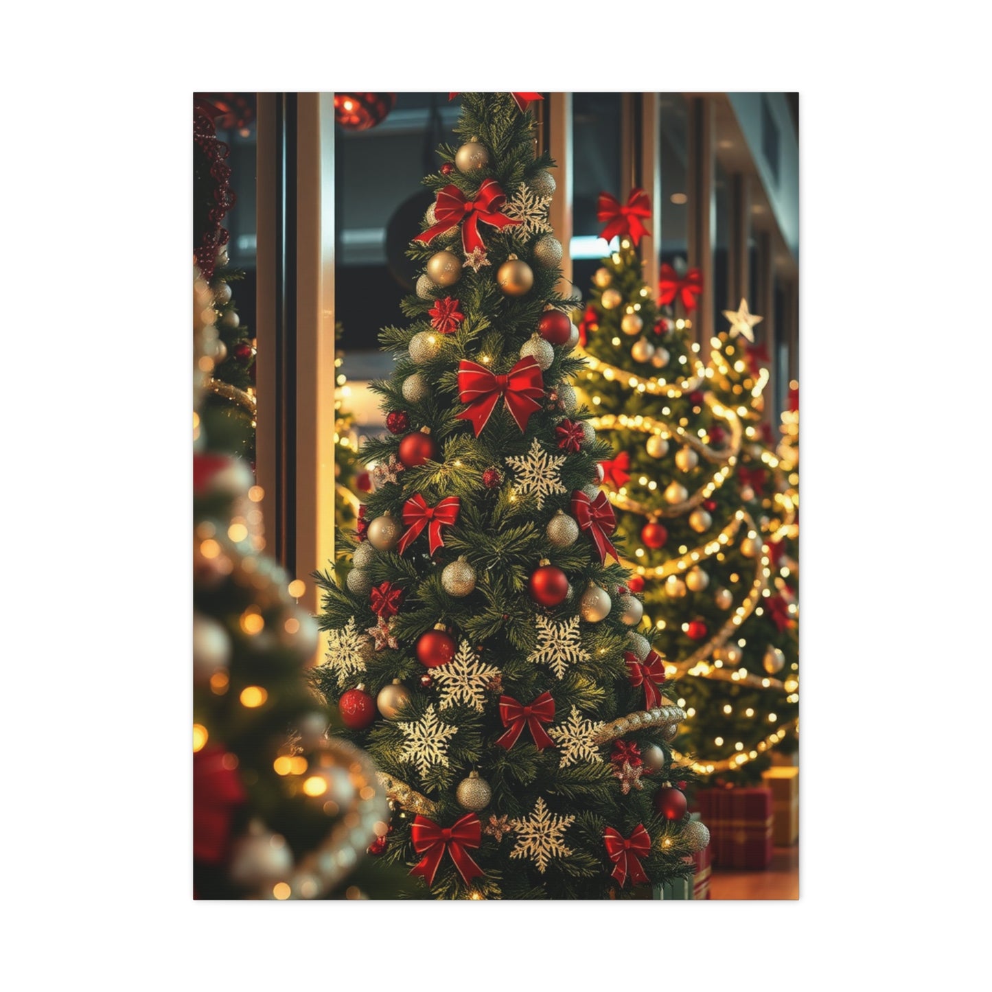 Elite Christmas Trees & Wreath Art Vision Wall Art & Canvas Print