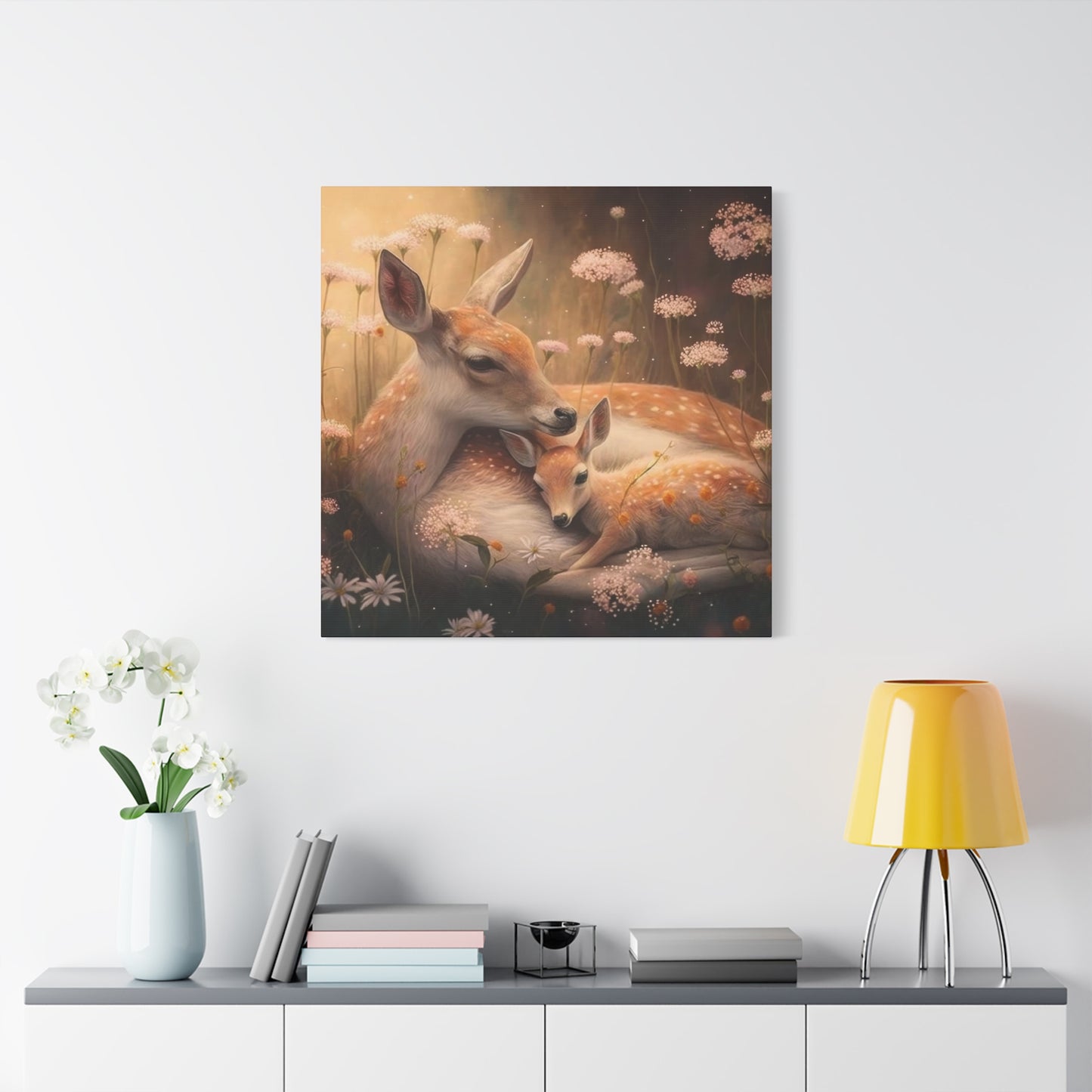Deer Baby Softlight Wall Art & Canvas Prints