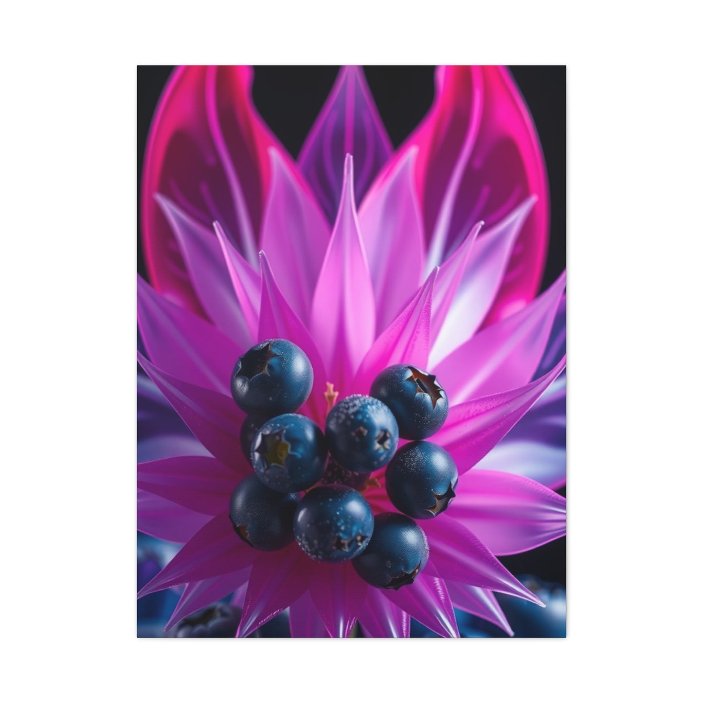 Azure & Rose Reverie Canvas