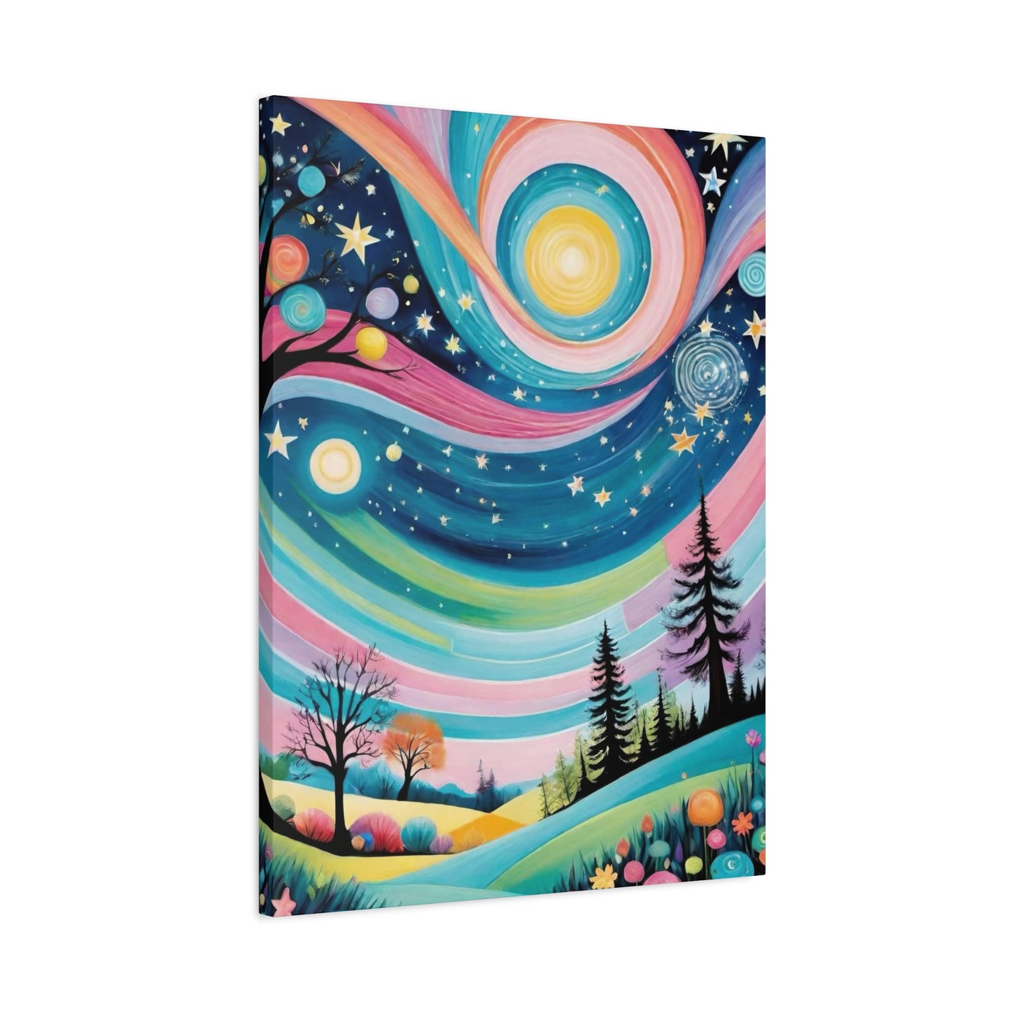 Twirly Sky Vibrant Wall Art & Canvas Prints