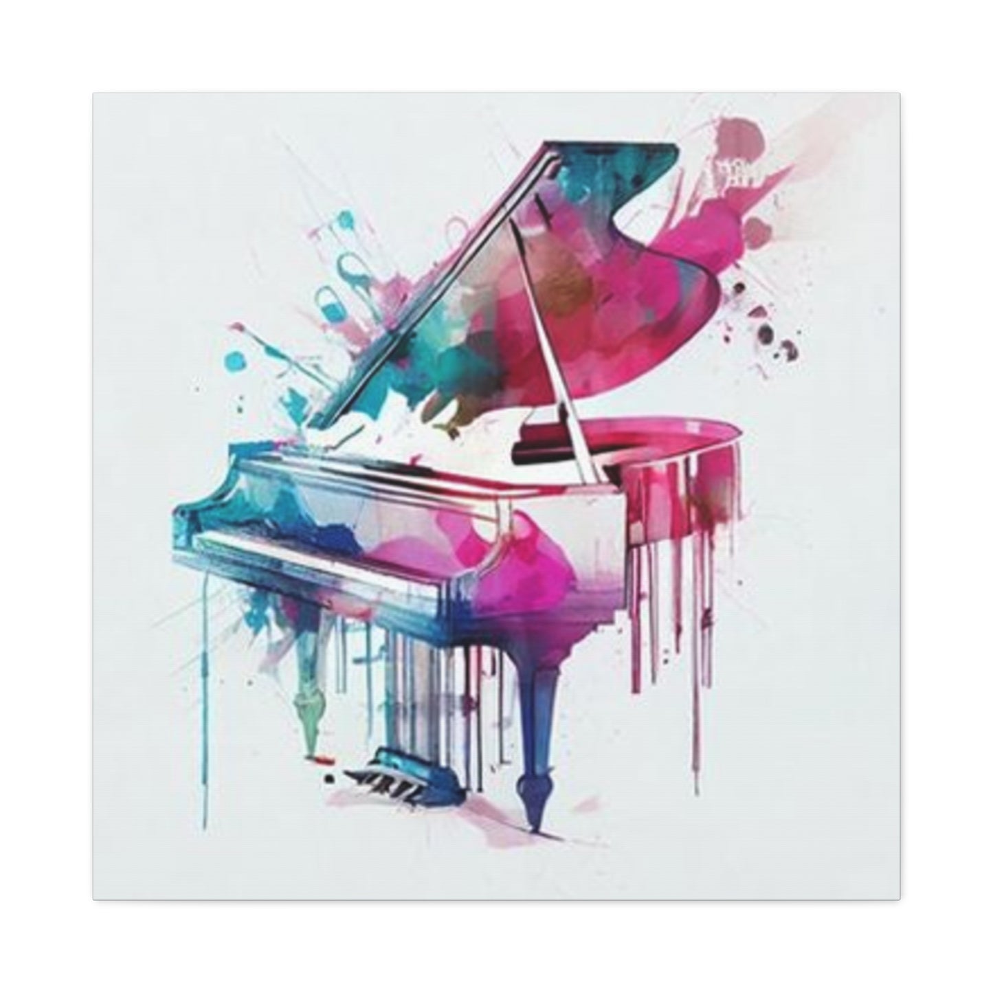 Colorful Piano Painting Wall Art & Canvas Prints