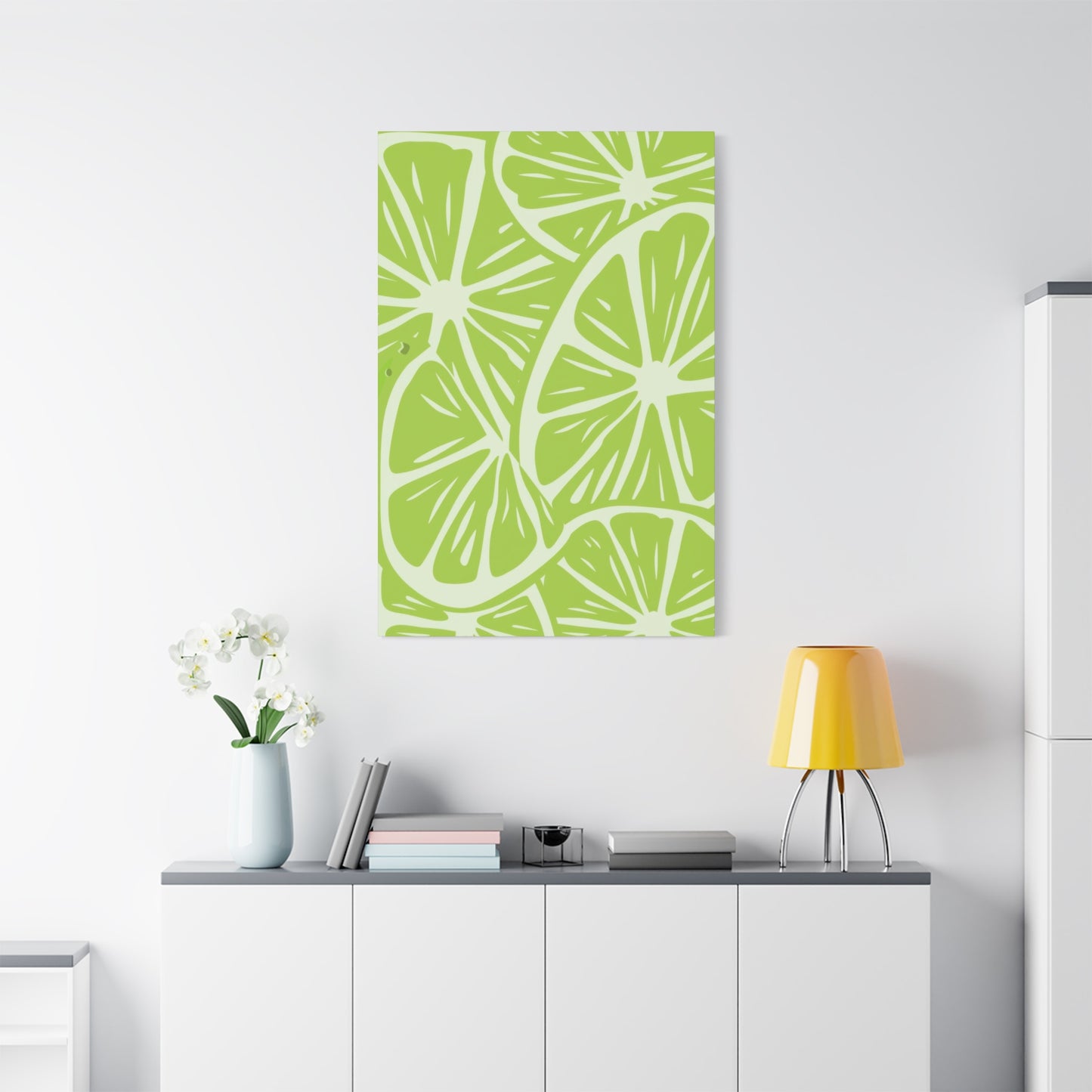 Cool Citrus Fruit Green Wall Art & Canvas Prints