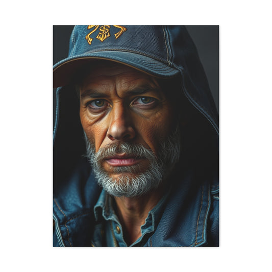 Denim and Leather Art Luxury Canvas Wall Art & Canvas Print