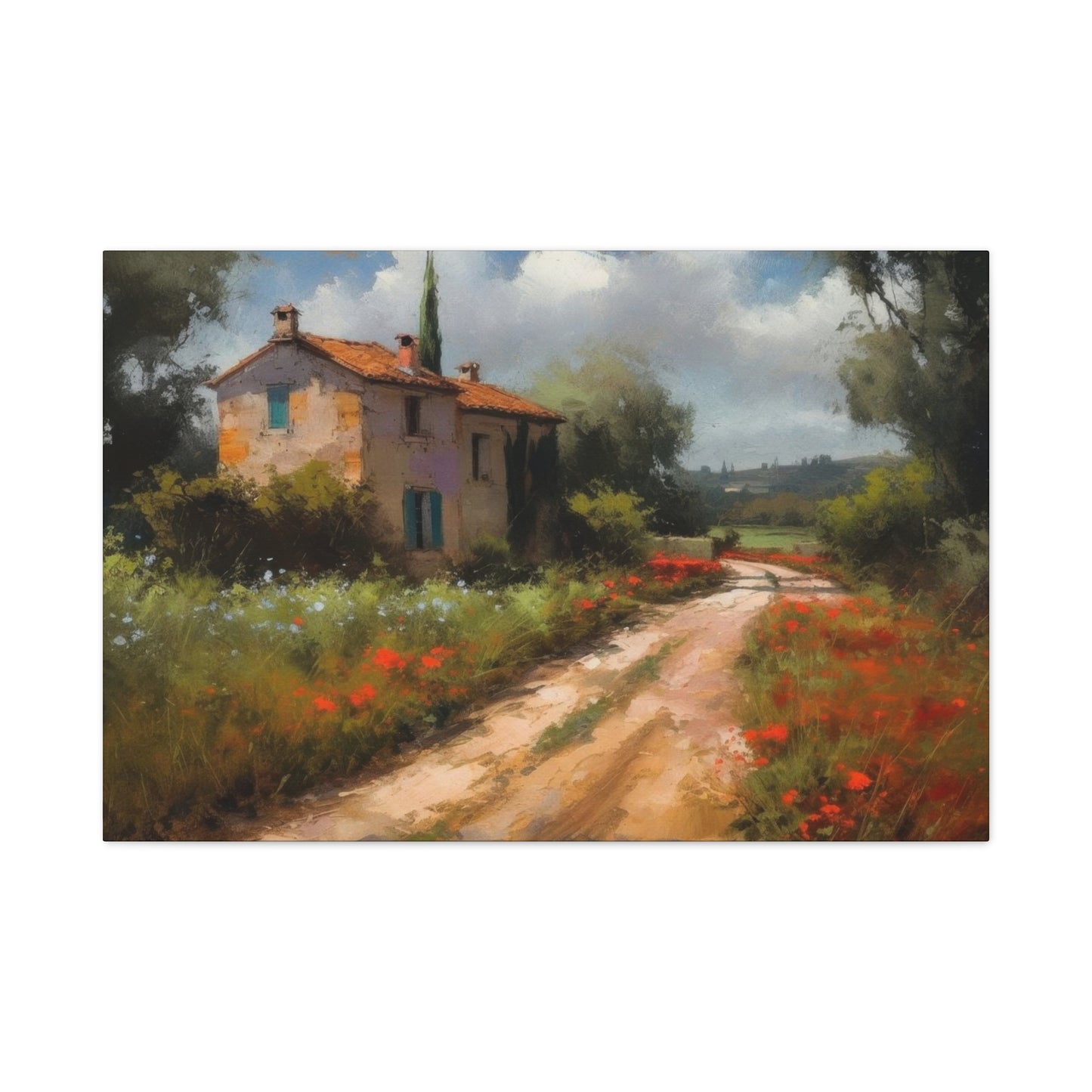 Countryside Path French Wall Art & Canvas Prints