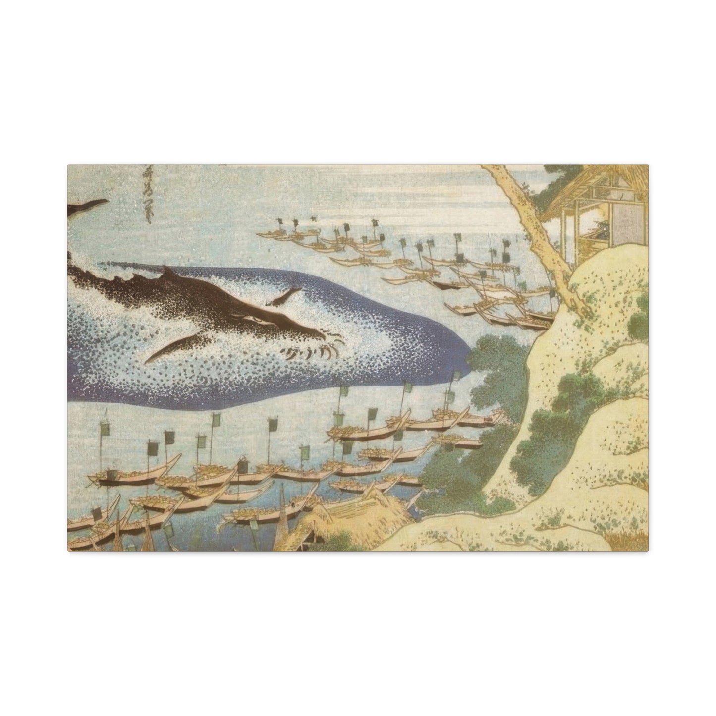 Katsushika Hokusai Whalling Off The Goto Islands Wall Art & Canvas Prints