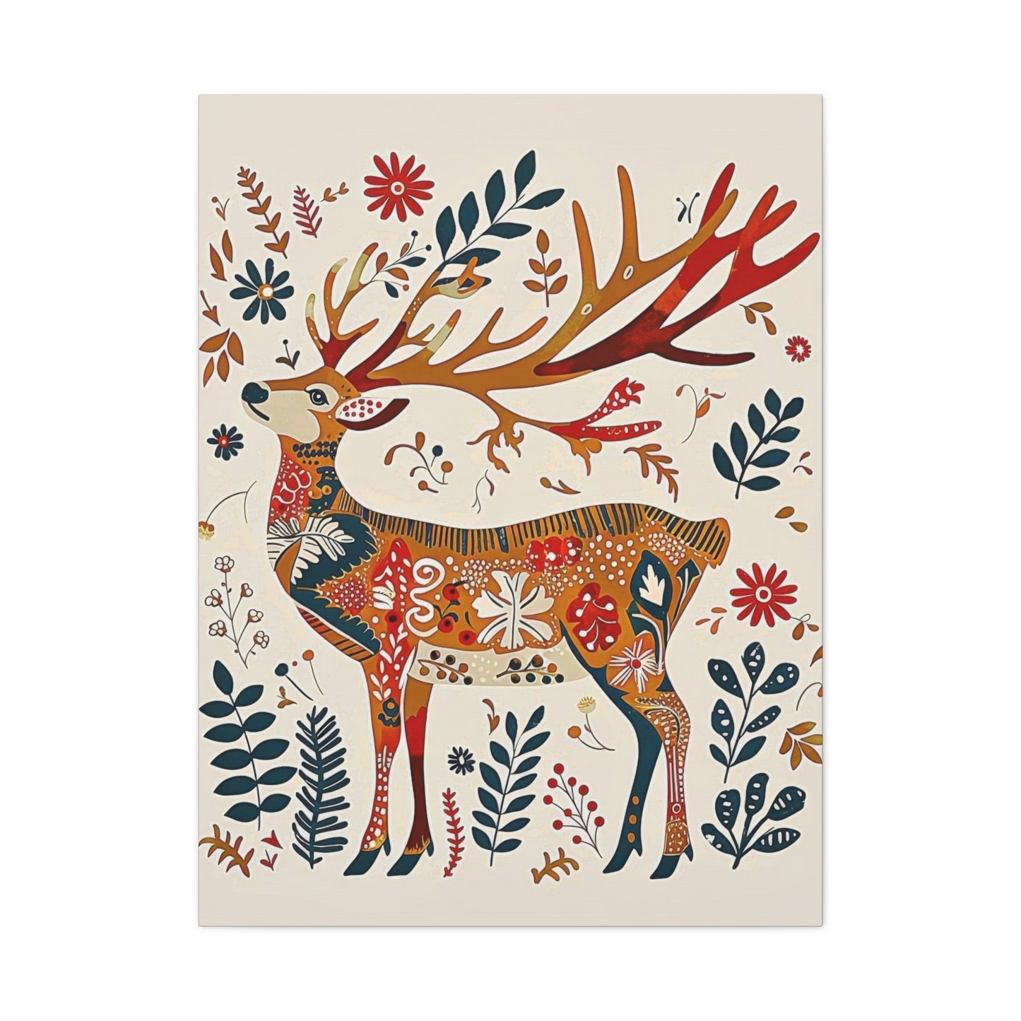 Deer Scandinavia 2 Wall Art & Canvas Prints