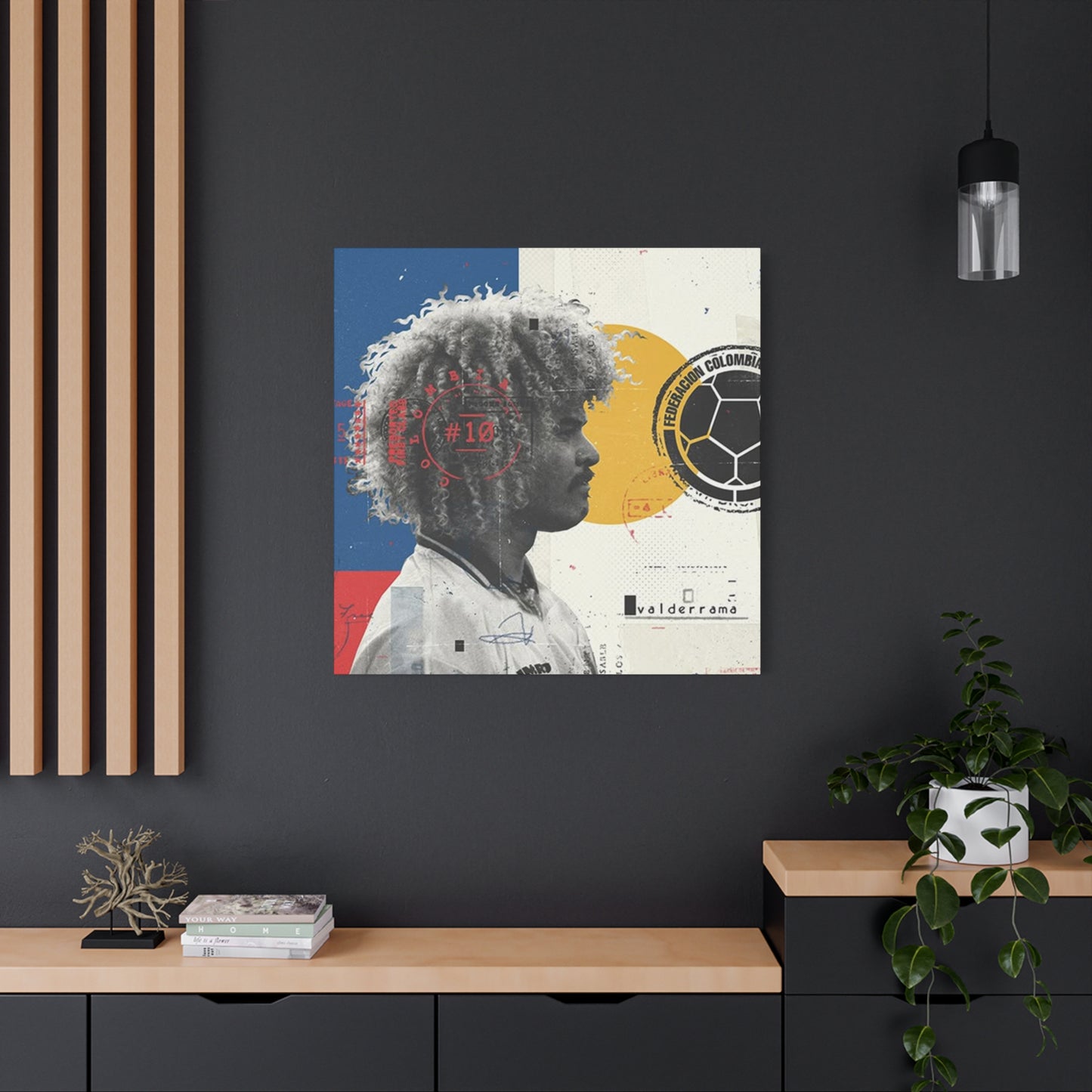 Football Player Abstract Wall Art & Canvas Prints