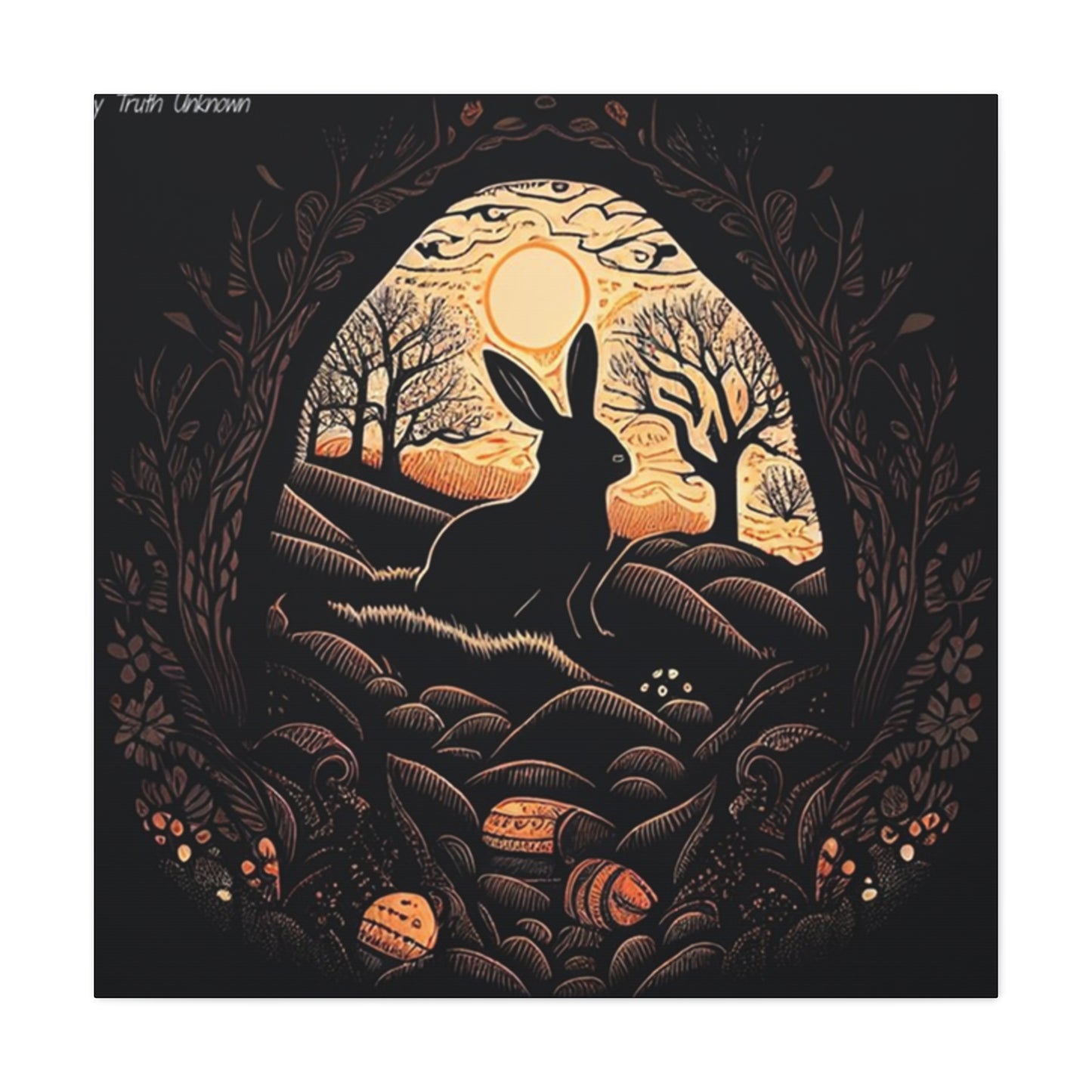 Dark Aura Rabbit Wall Art & Canvas Prints