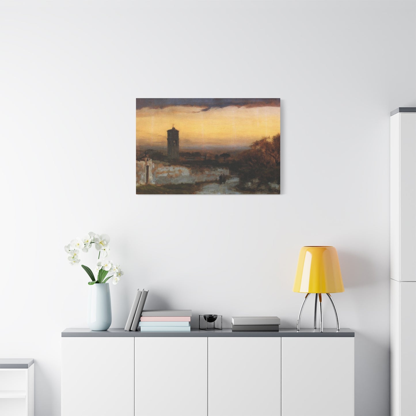 Monastery At Albano George Inness Wall Art & Canvas Prints