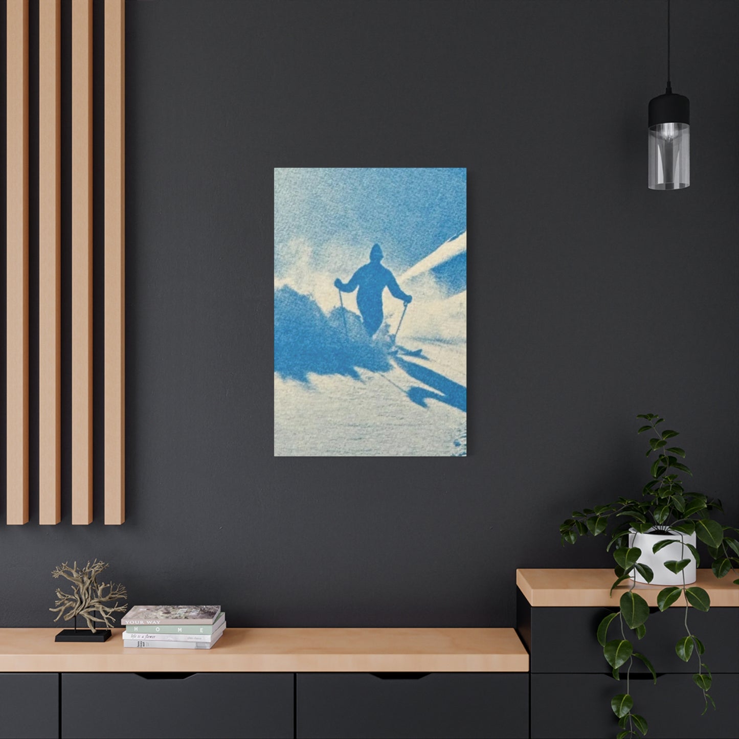 Crystal Snow Skiing Wall Art & Canvas Prints