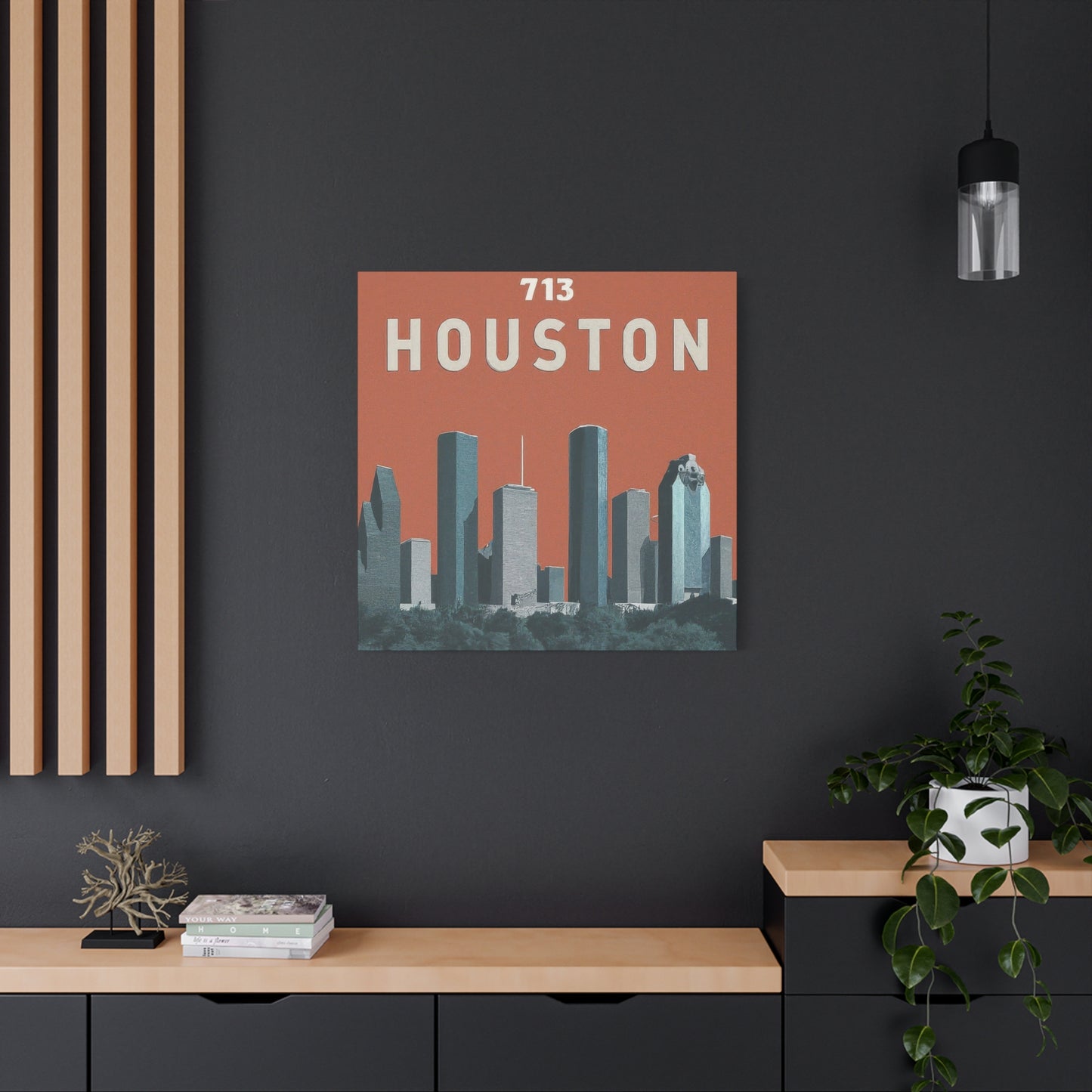 Houston Skyline 713 Wall Art & Canvas Prints