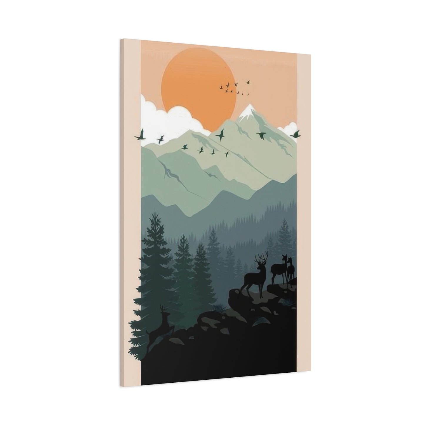 Forest Landscape Abstract Wall Art & Canvas Prints