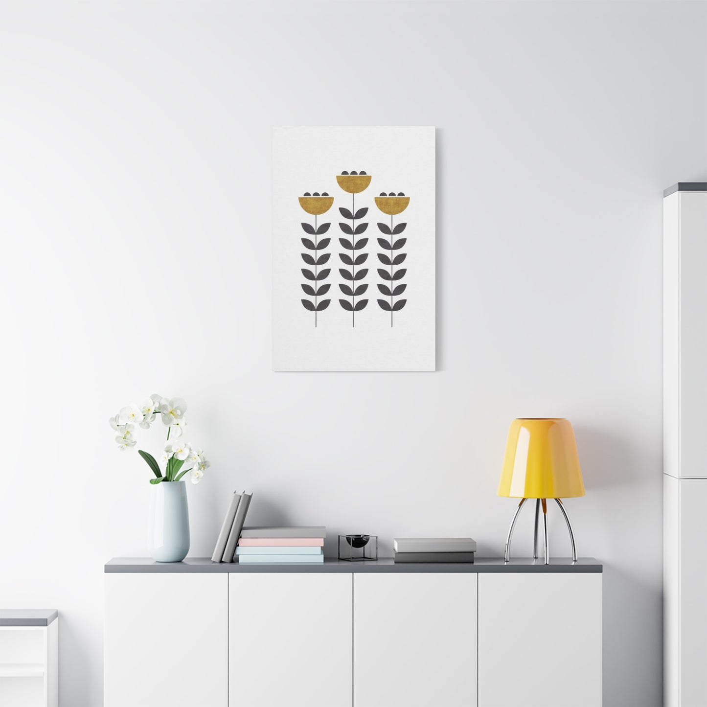 Geometric Flowers Wall Art & Canvas Prints