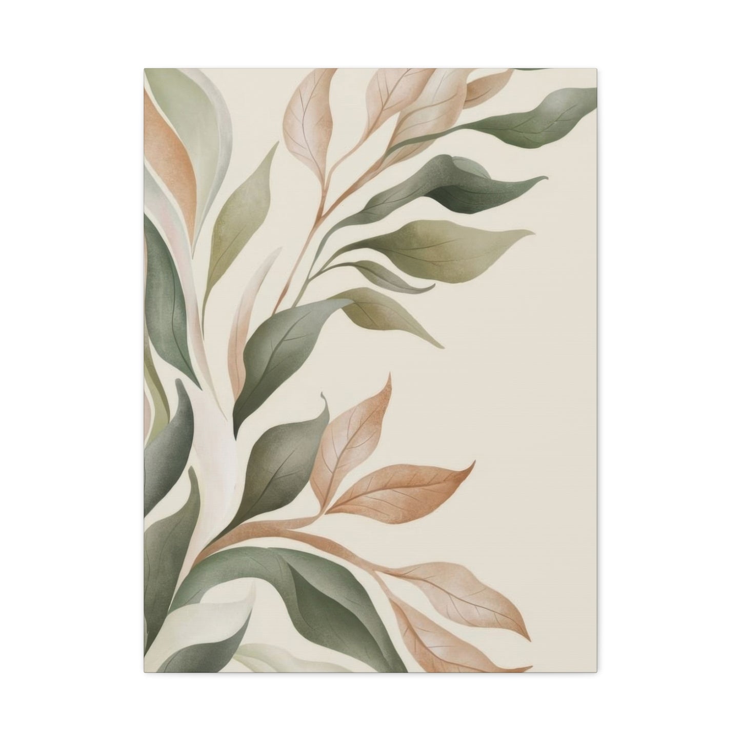 Plant Green Brown Earth Tones Wall Art & Canvas Prints