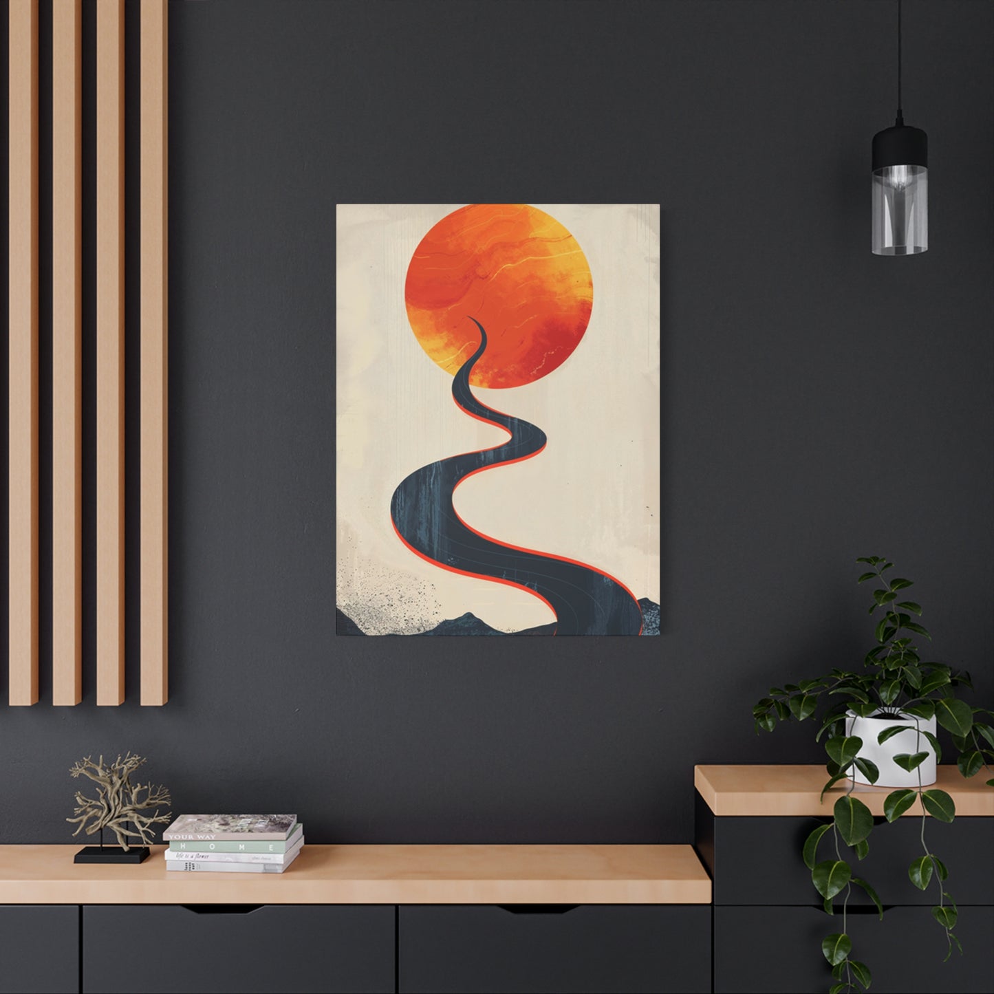Road To Moon Wall Art & Canvas Prints