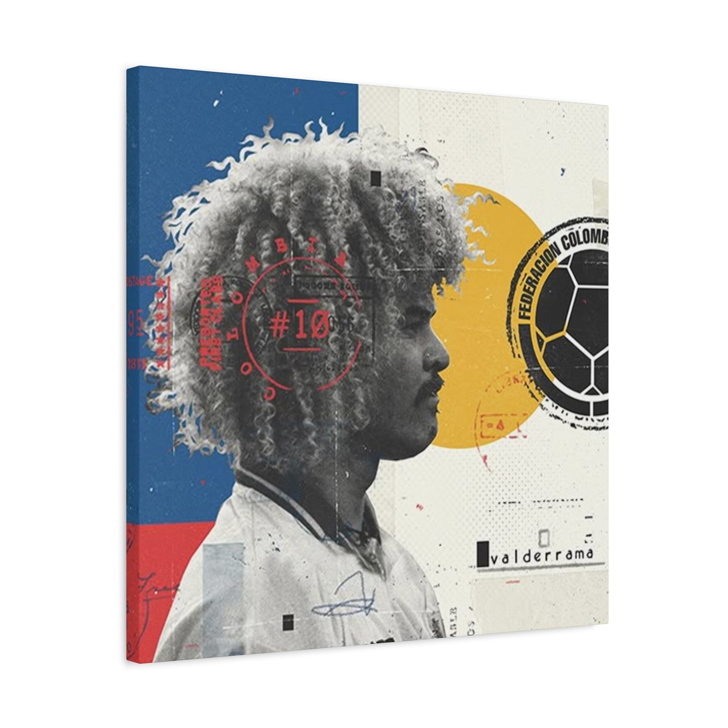 Football Player Abstract Wall Art & Canvas Prints