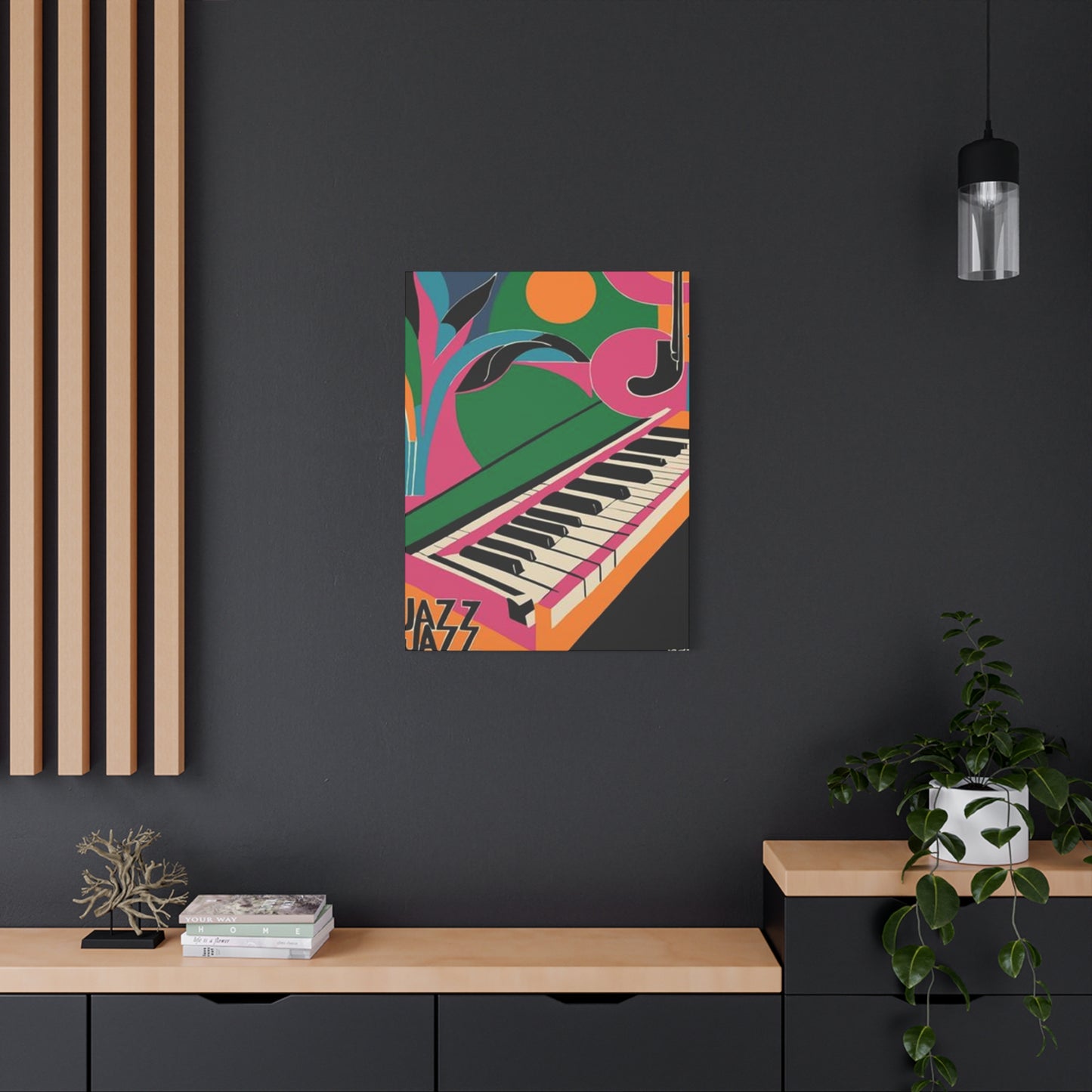 Colorful Jazz Poster Wall Art & Canvas Prints