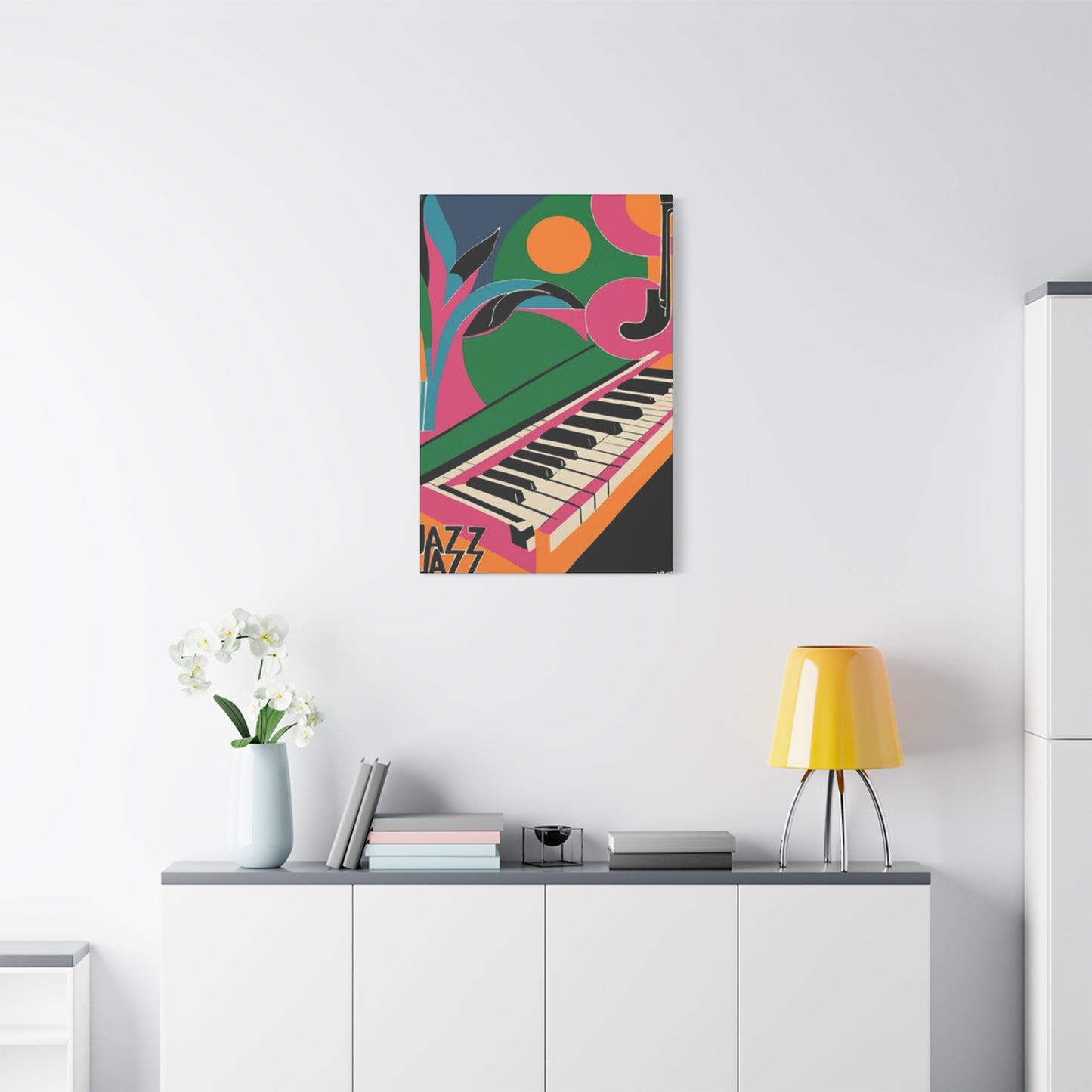 Colorful Jazz Poster Wall Art & Canvas Prints