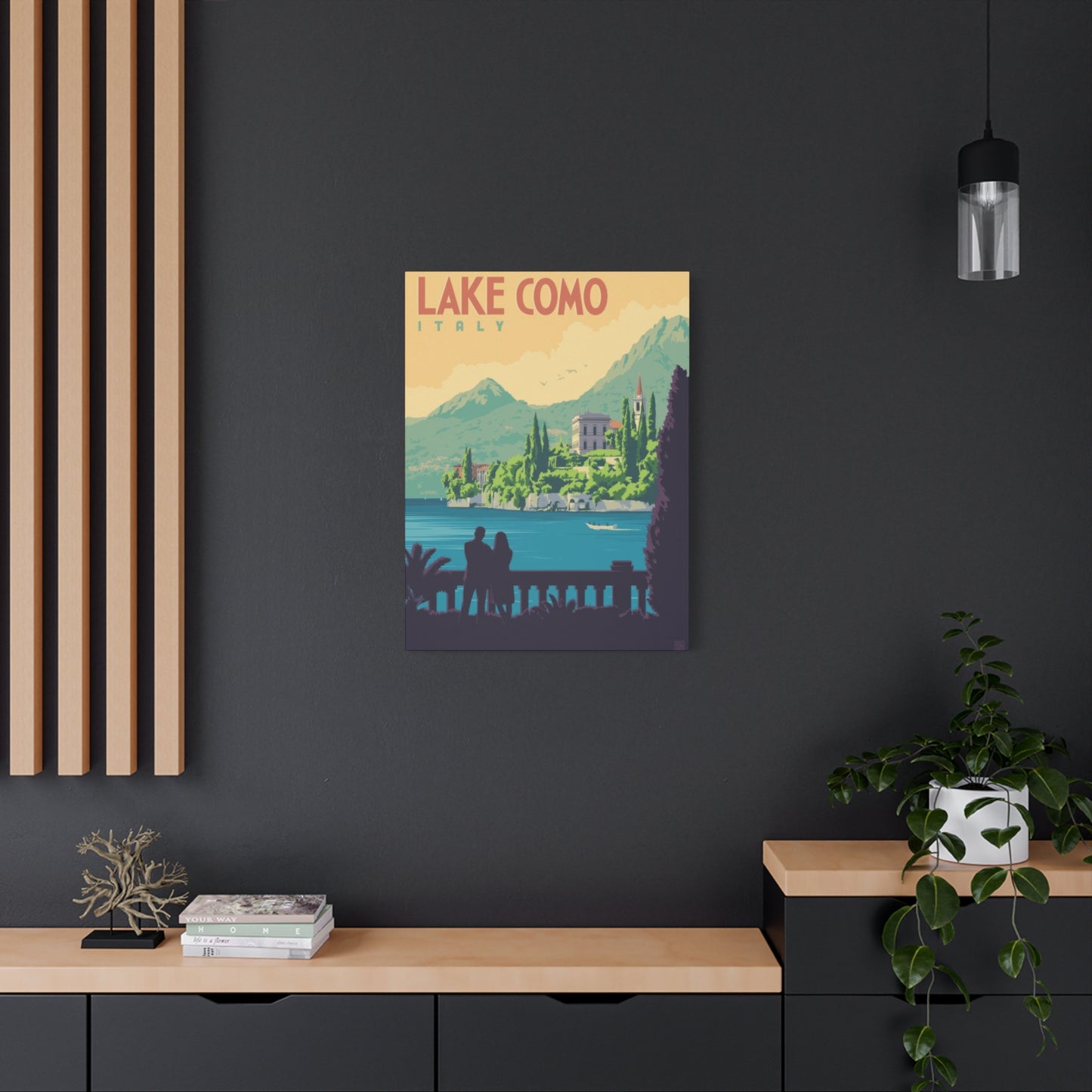 Lake Como Italy Vintage View Wall Art & Canvas Prints