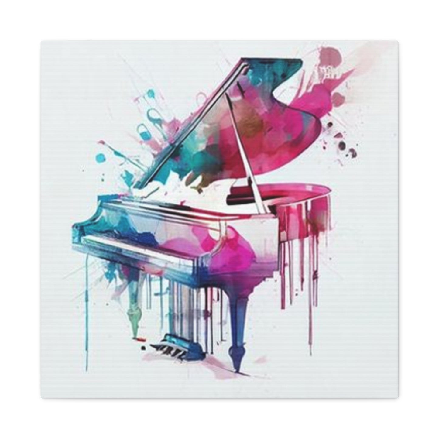 Colorful Piano Painting Wall Art & Canvas Prints