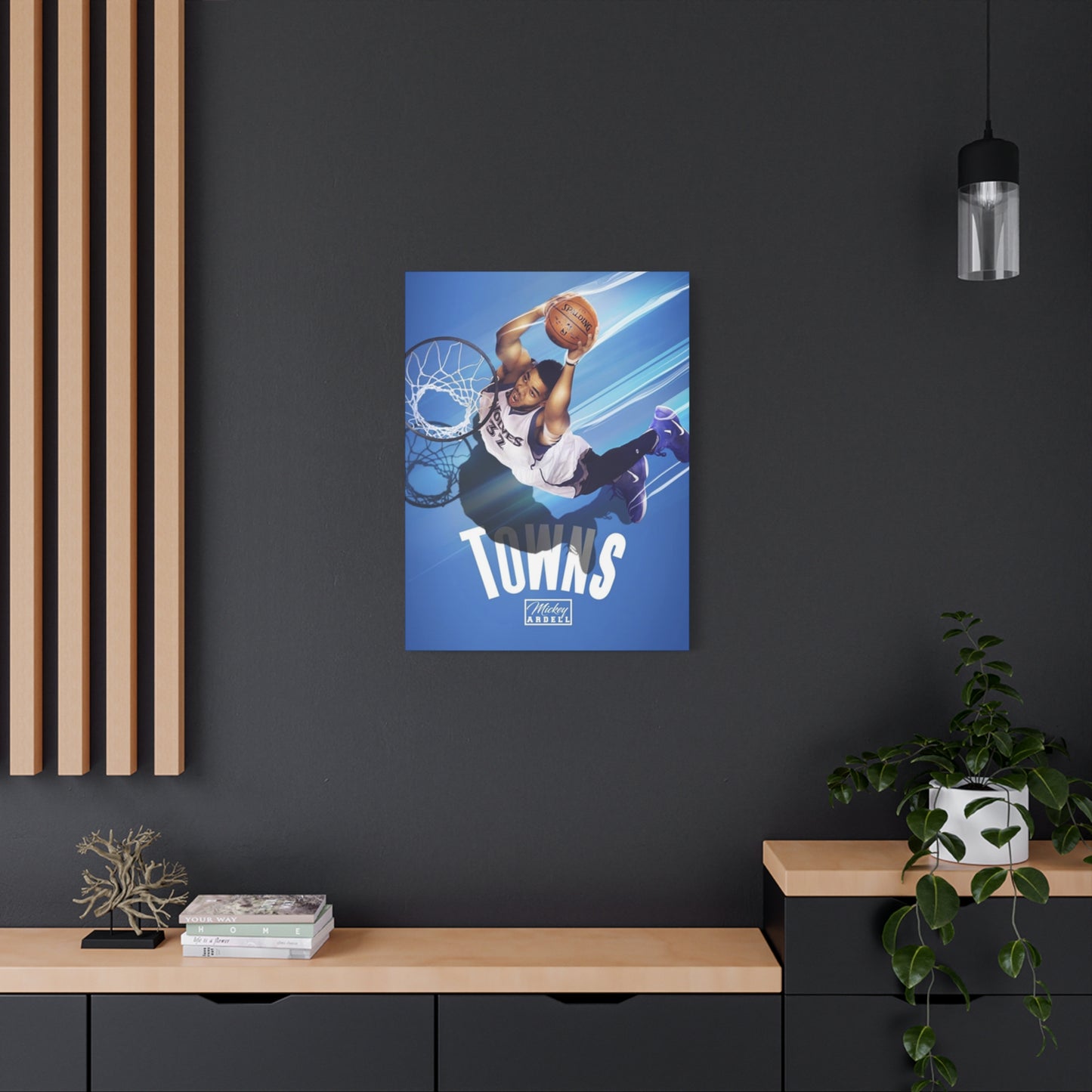 Towns Basketball Poster Wall Art & Canvas Prints